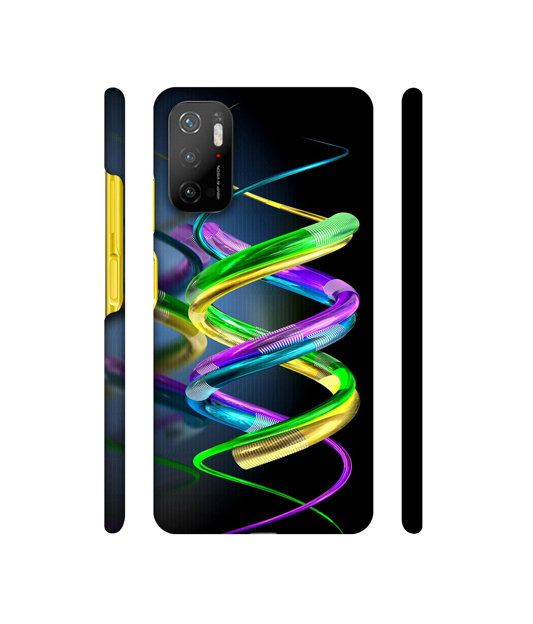 3D Spiral Designer Hard Back Cover for Mi Poco M3 Pro 4G / Mi Poco M3 Pro 5G / Redmi Note 10T 5G