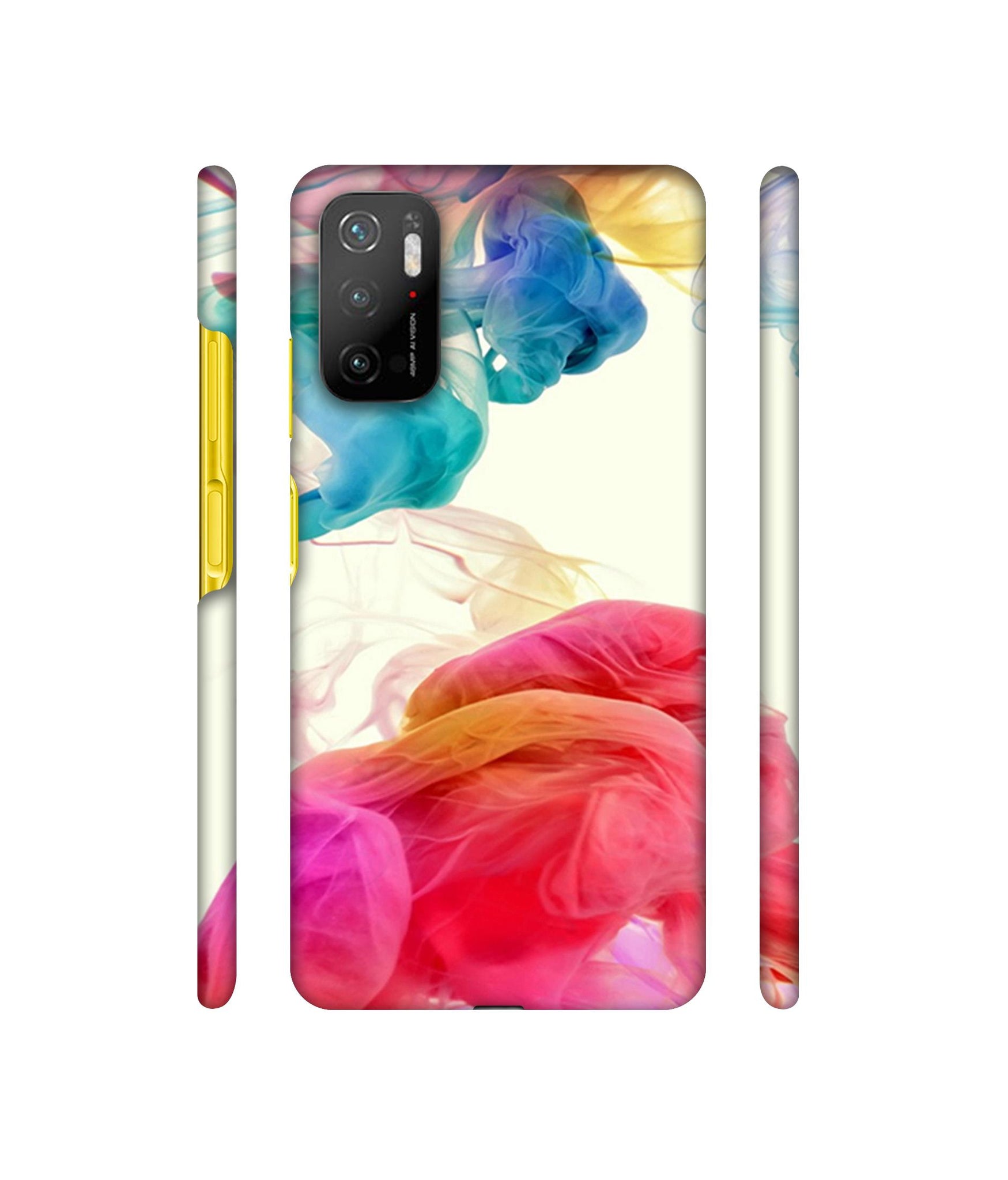 Colored Smoke Designer Hard Back Cover for Mi Poco M3 Pro 4G / Mi Poco M3 Pro 5G / Redmi Note 10T 5G