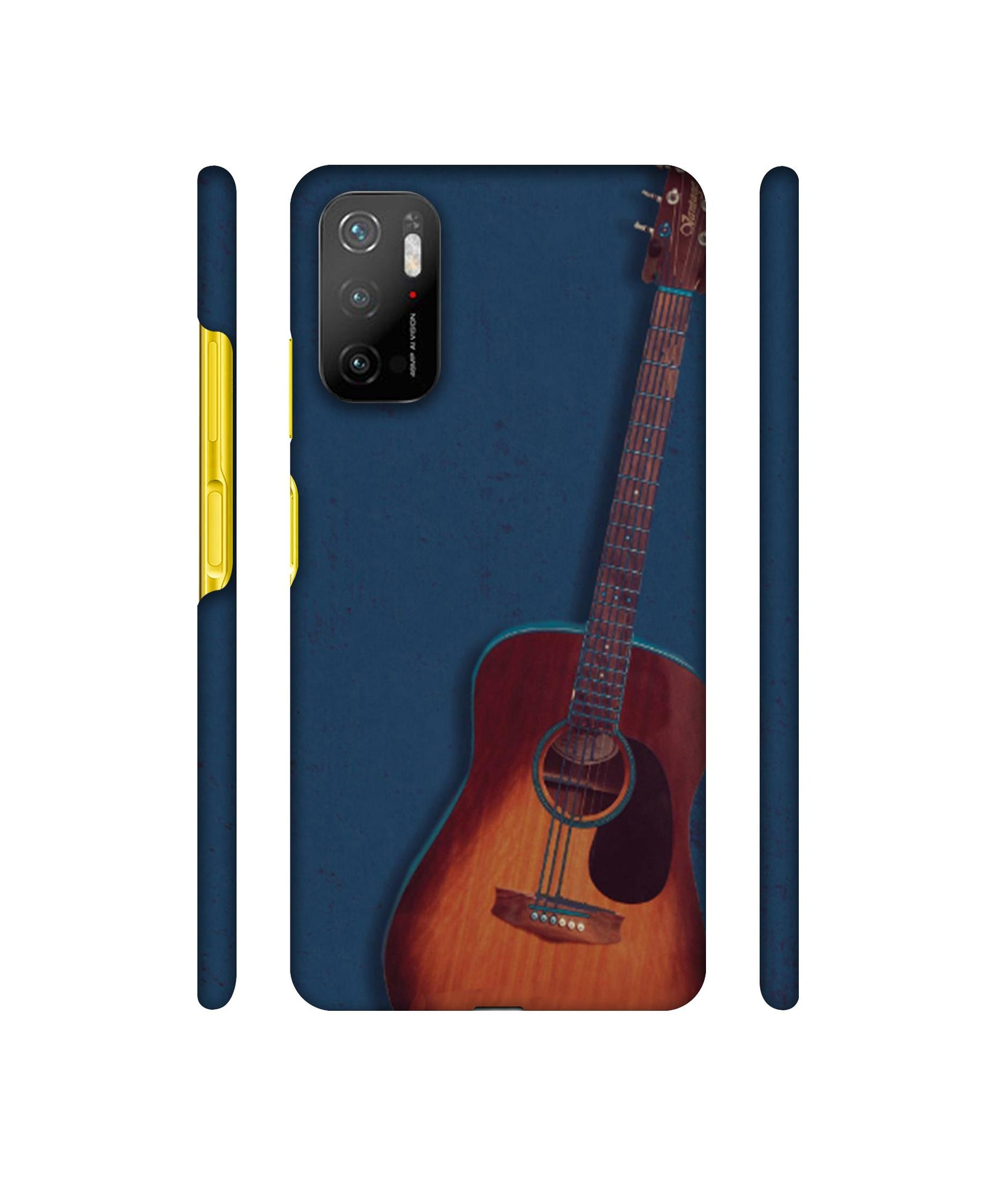 Guitar Designer Hard Back Cover for Mi Poco M3 Pro 4G / Mi Poco M3 Pro 5G / Redmi Note 10T 5G