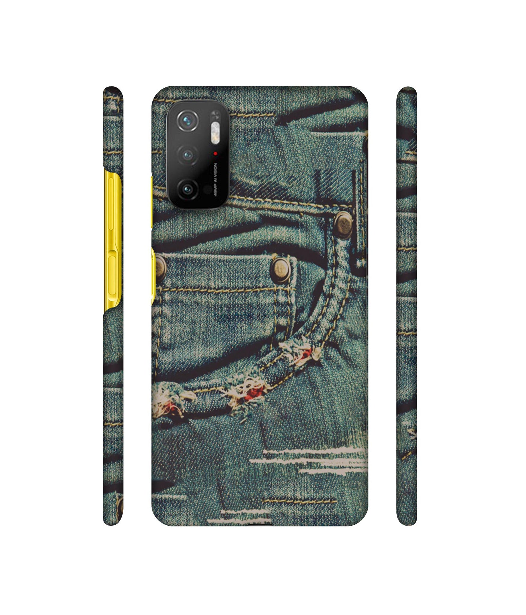 Jeans Designer Hard Back Cover for Mi Poco M3 Pro 4G / Mi Poco M3 Pro 5G / Redmi Note 10T 5G