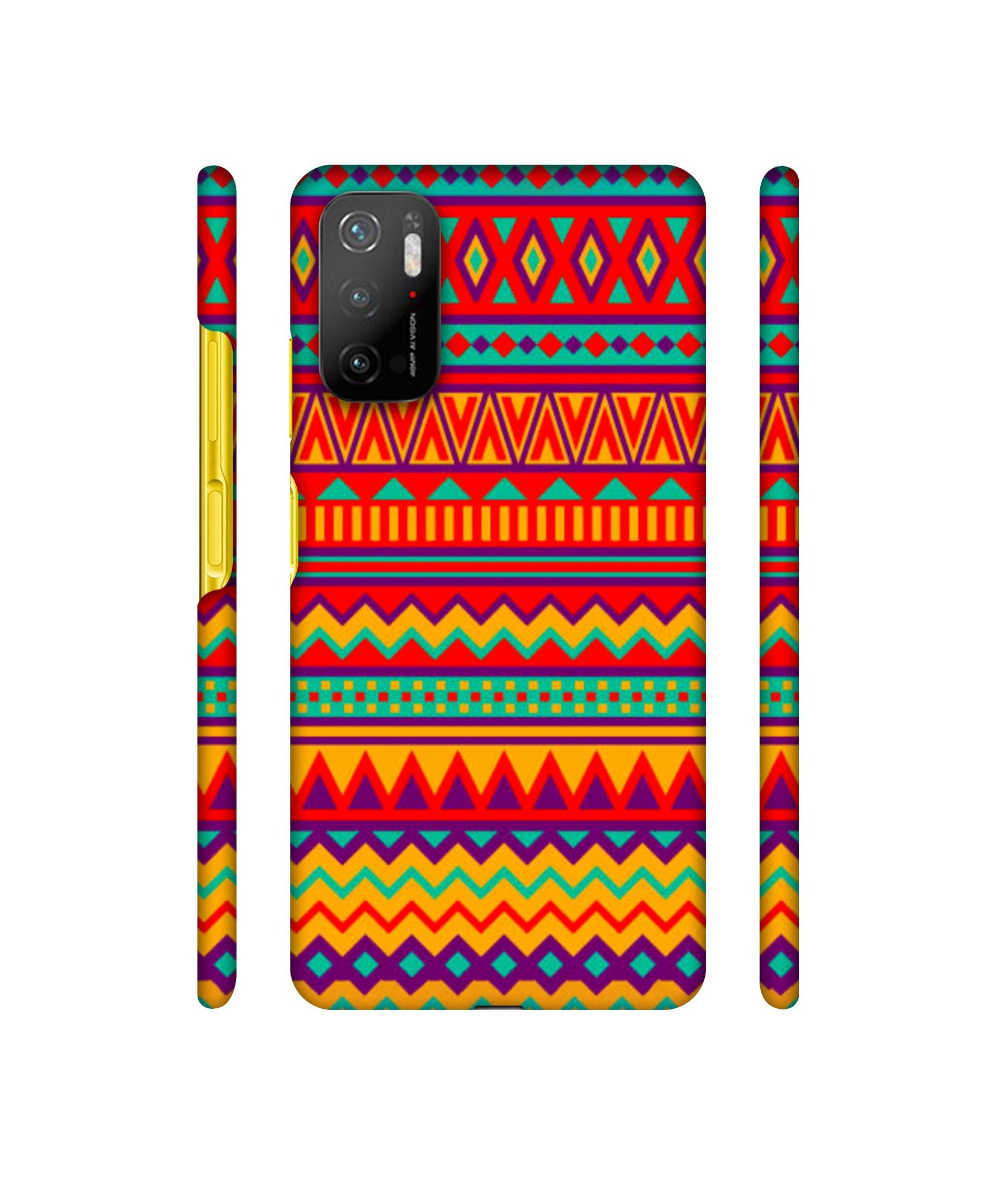 Multicolor Rangoli Art Designer Hard Back Cover for Mi Poco M3 Pro 4G / Mi Poco M3 Pro 5G / Redmi Note 10T 5G