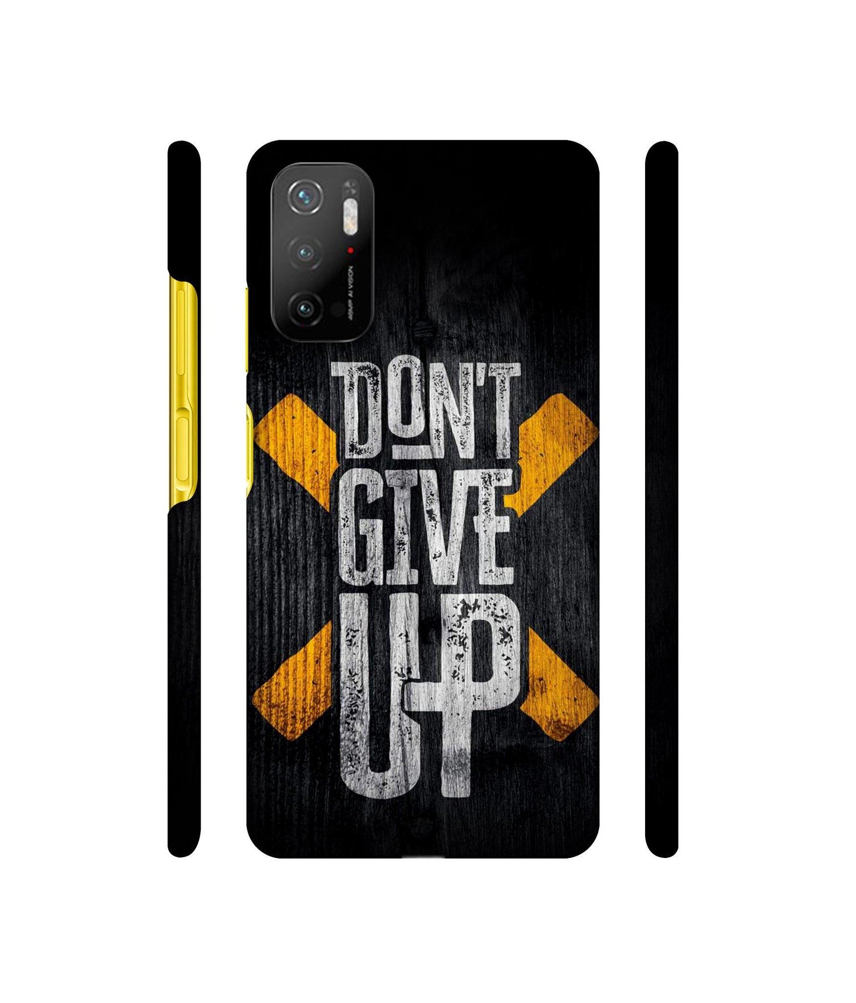 Don't Give Up Designer Hard Back Cover for Mi Poco M3 Pro 4G / Mi Poco M3 Pro 5G / Redmi Note 10T 5G