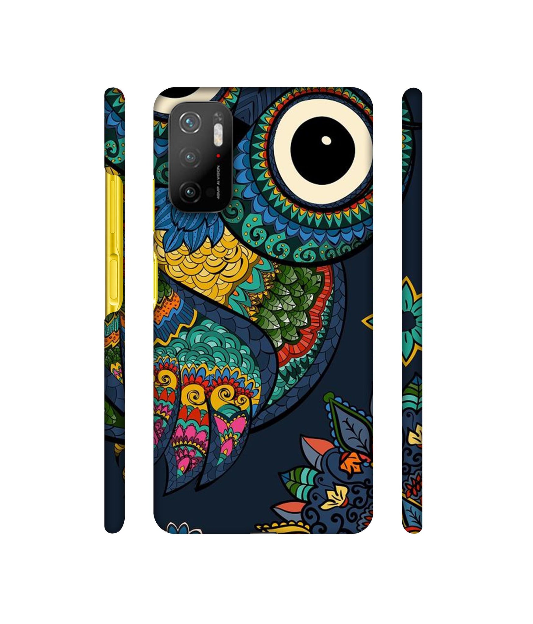 Owl Designer Hard Back Cover for Mi Poco M3 Pro 4G / Mi Poco M3 Pro 5G / Redmi Note 10T 5G