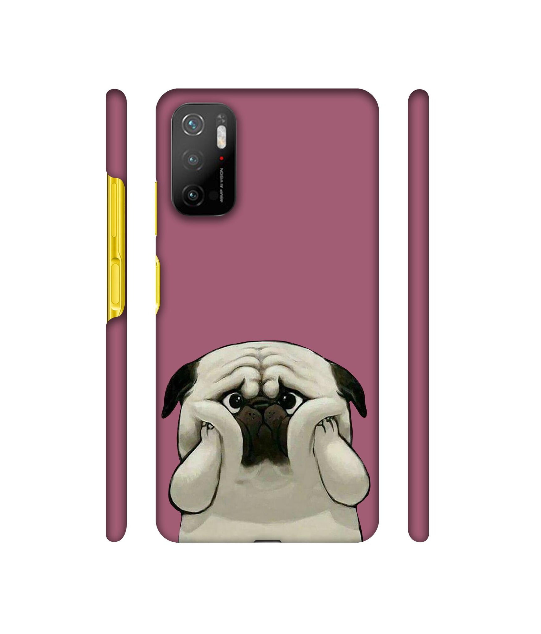 Pot Dog Purple Colour Designer Hard Back Cover for Mi Poco M3 Pro 4G / Mi Poco M3 Pro 5G / Redmi Note 10T 5G