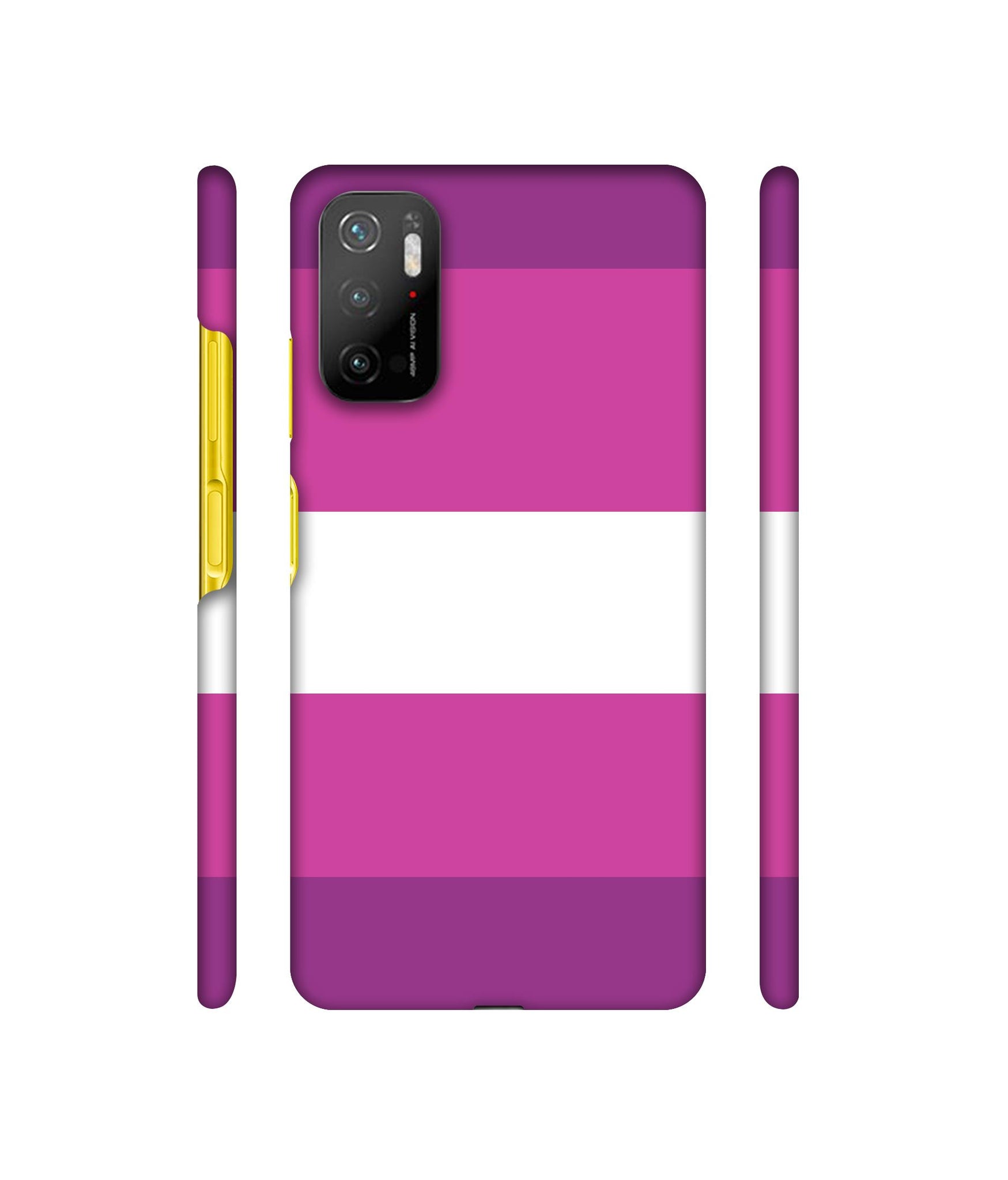 Purple Shade Straps Designer Hard Back Cover for Mi Poco M3 Pro 4G / Mi Poco M3 Pro 5G / Redmi Note 10T 5G