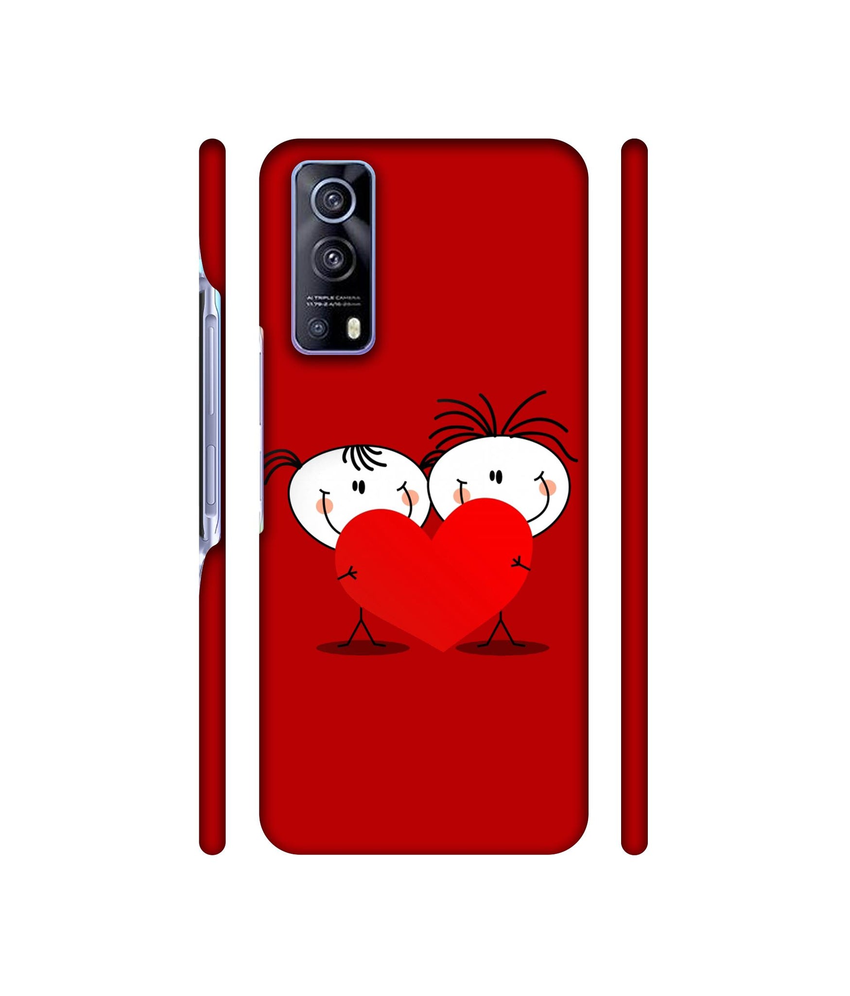 Valentines Day Designer Hard Back Cover for Vivo iQOO Z3