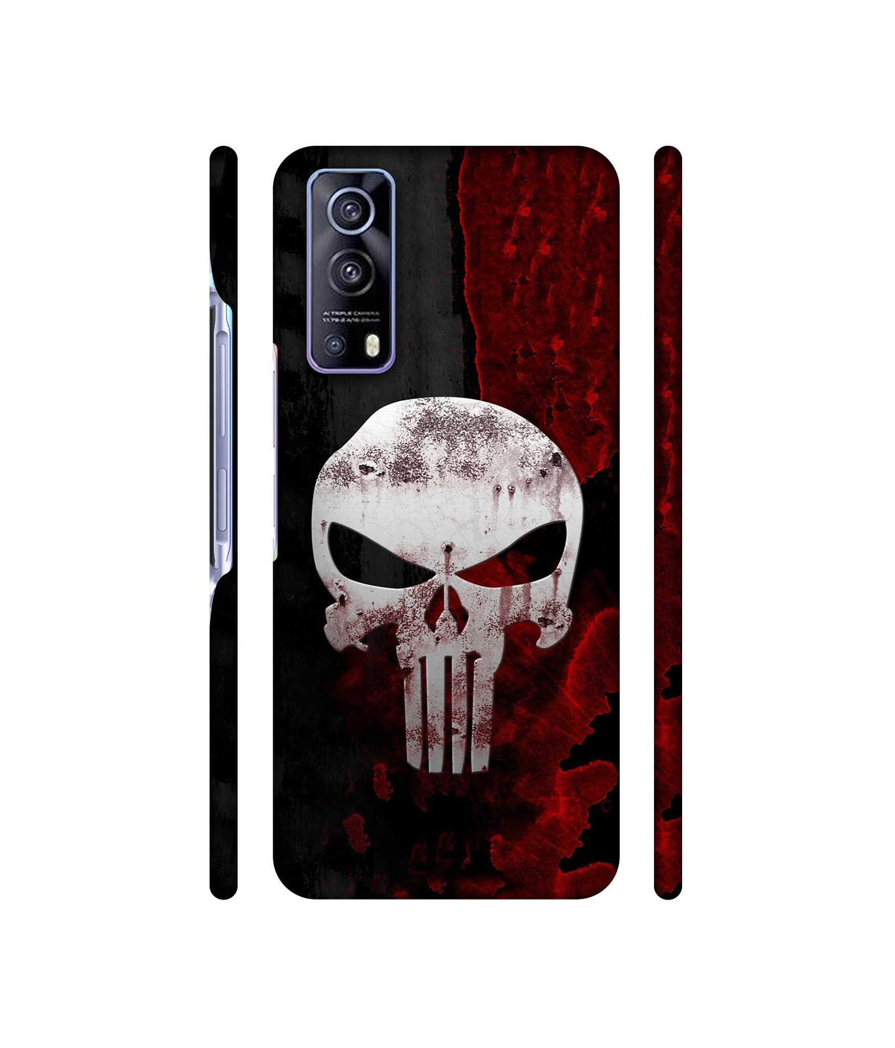 Punisher Skull Designer Hard Back Cover for Vivo iQOO Z3