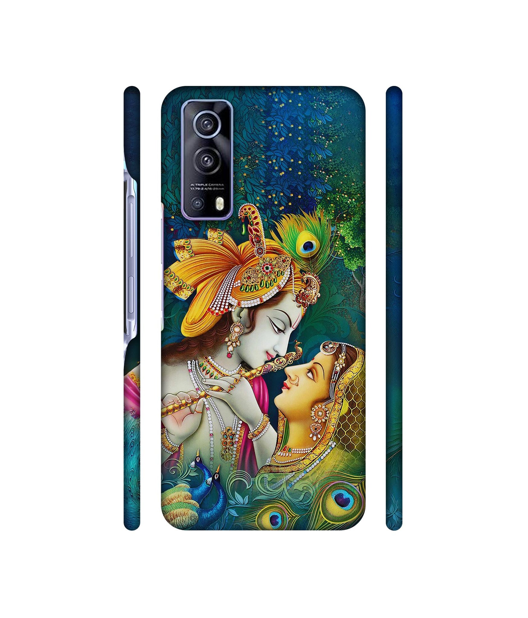 Radha Kishan Love Designer Hard Back Cover for Vivo iQOO Z3