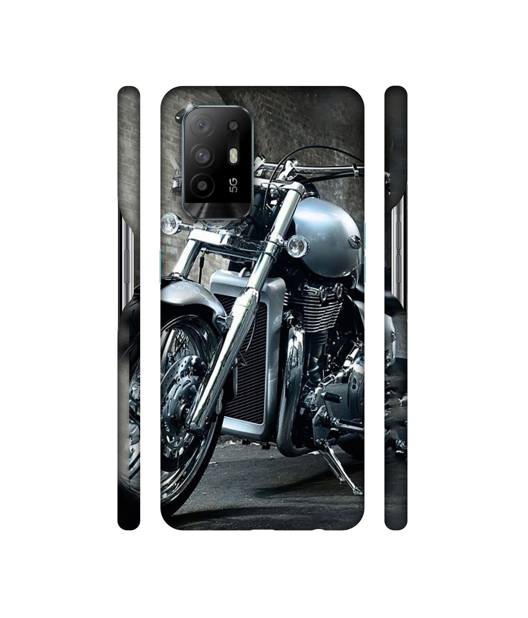 Motorcycle Designer Hard Back Cover for Oppo A94 5G