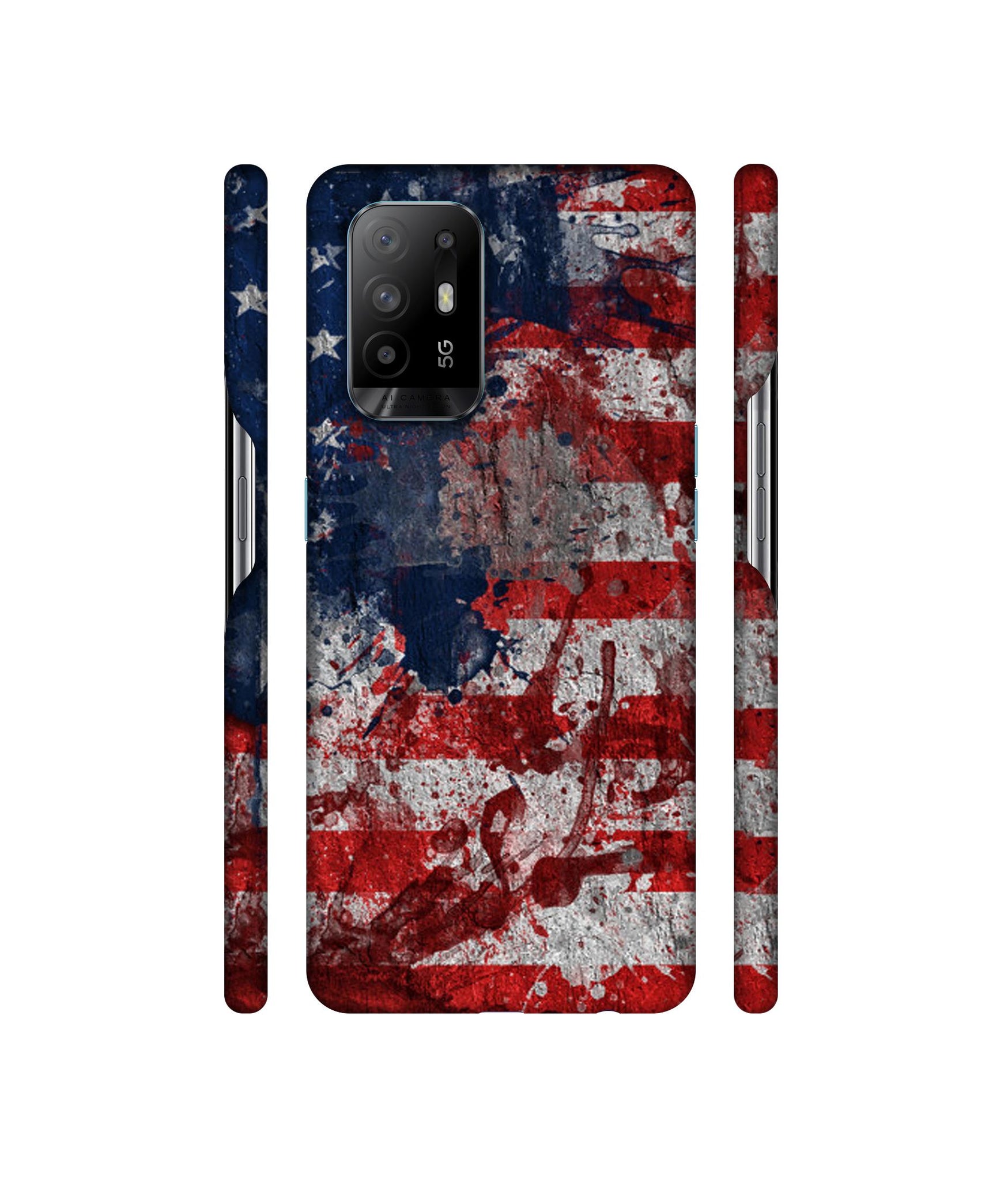 Painting American Designer Hard Back Cover for Oppo A94 5G
