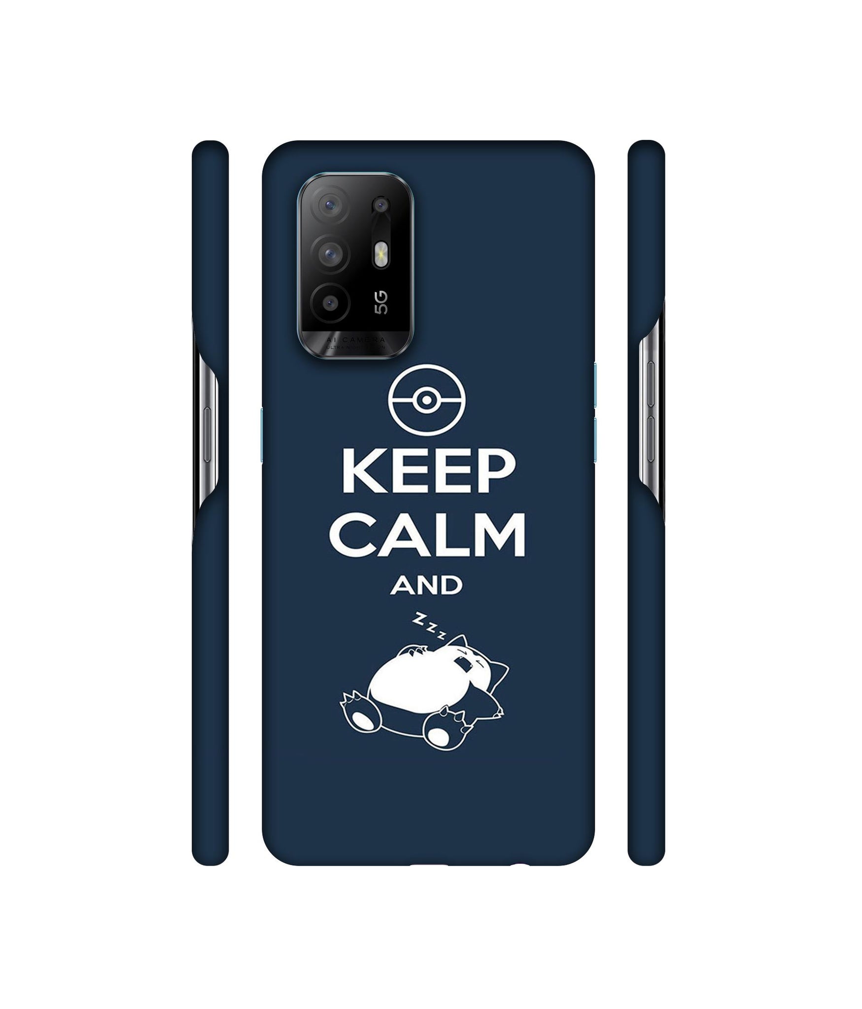Sleep Pattern Designer Hard Back Cover for Oppo A94 5G