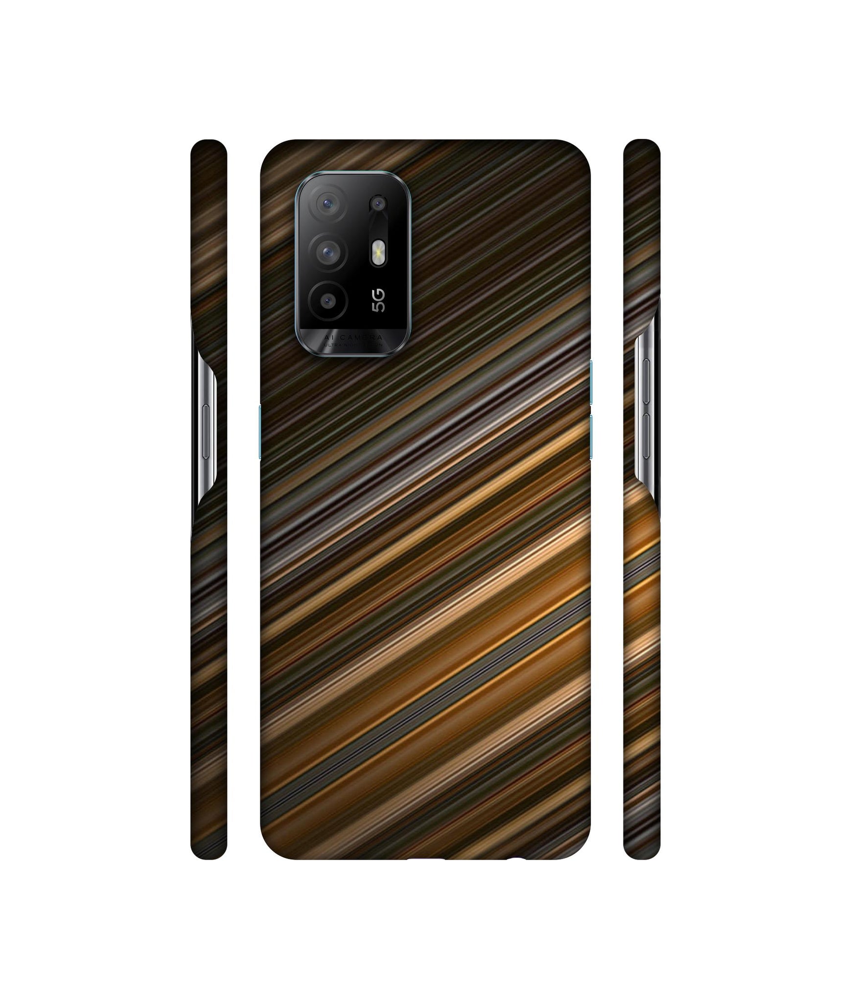 Stripes Designer Hard Back Cover for Oppo A94 5G