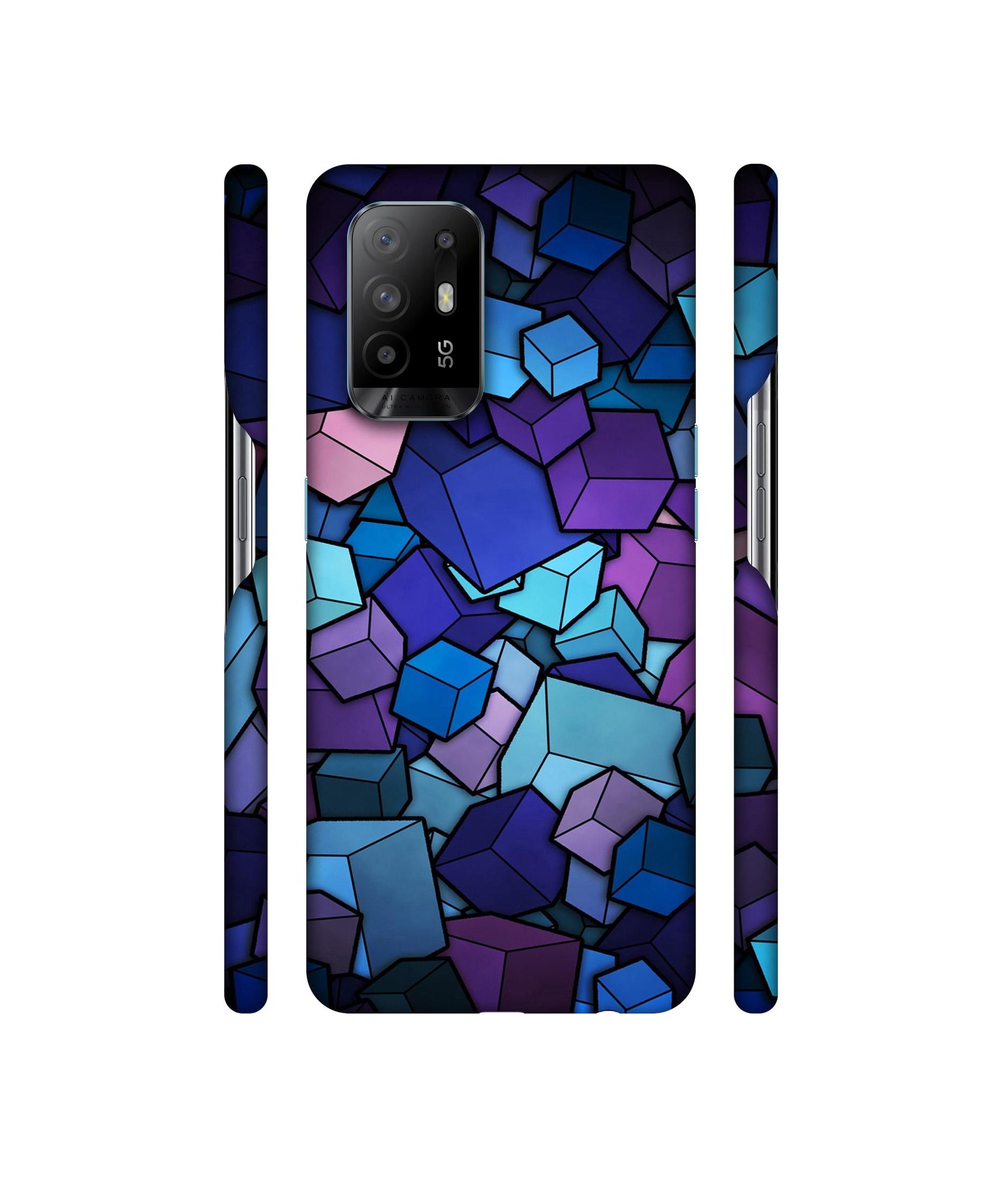 Color Box Designer Hard Back Cover for Oppo A94 5G