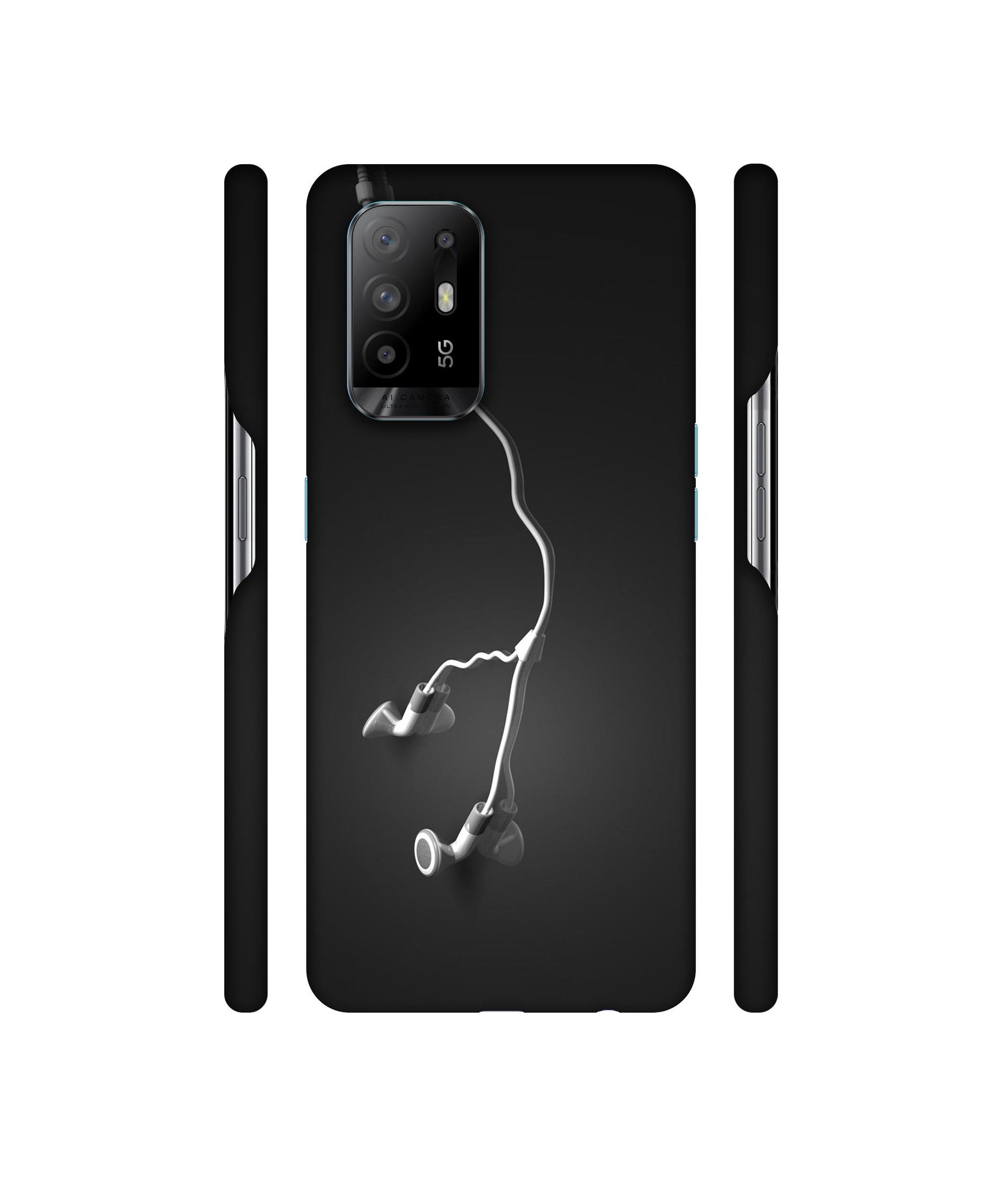 Headphone Designer Hard Back Cover for Oppo A94 5G