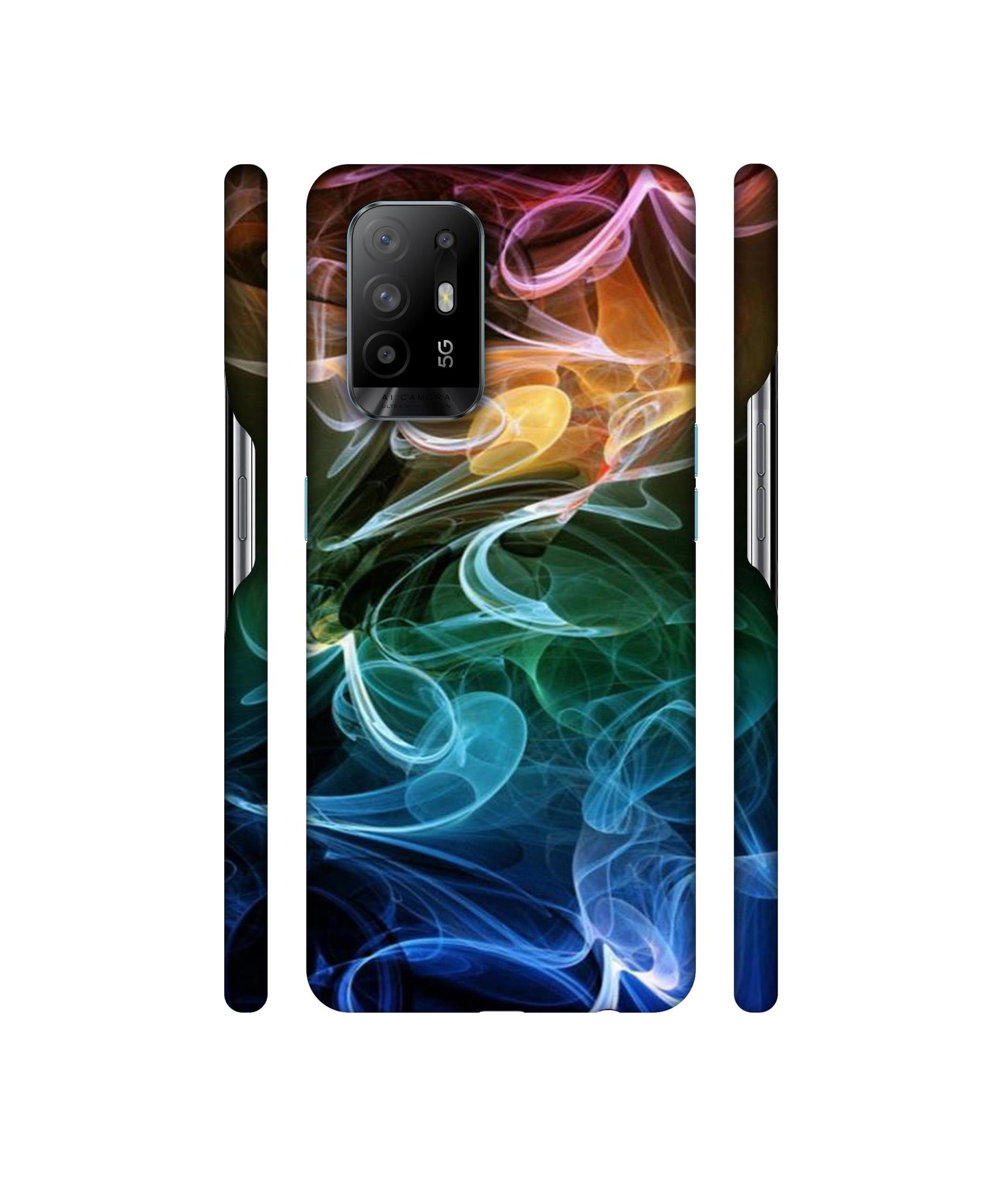 Smoky Pattern Designer Hard Back Cover for Oppo A94 5G