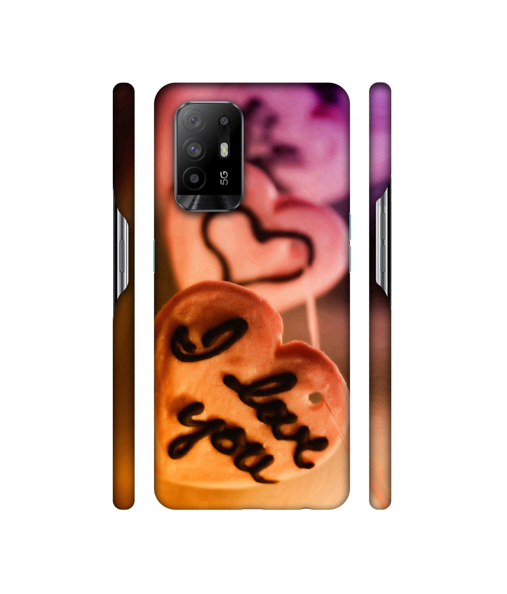I Love you Designer Hard Back Cover for Oppo A94 5G