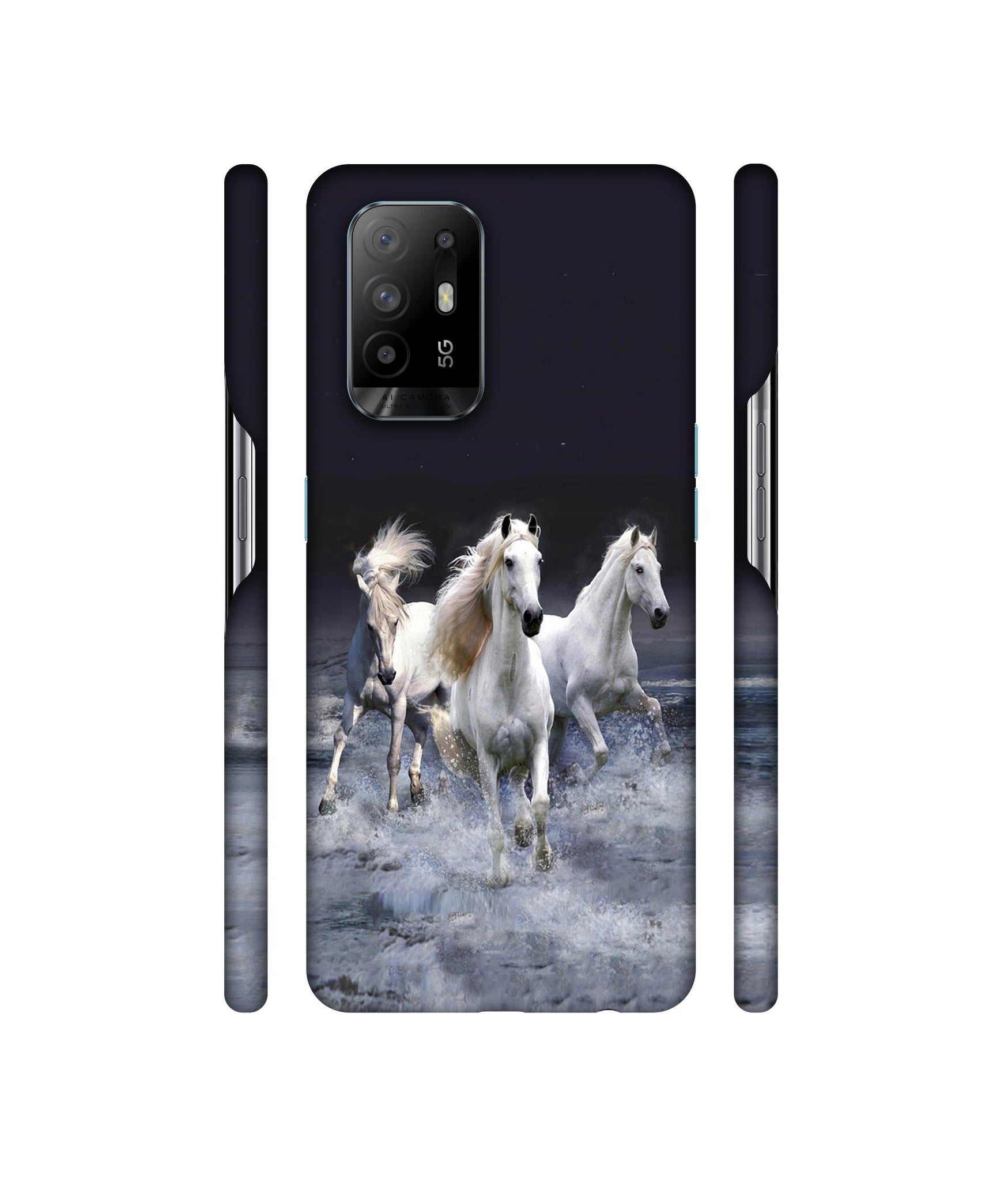Mystic Horse Designer Hard Back Cover for Oppo A94 5G