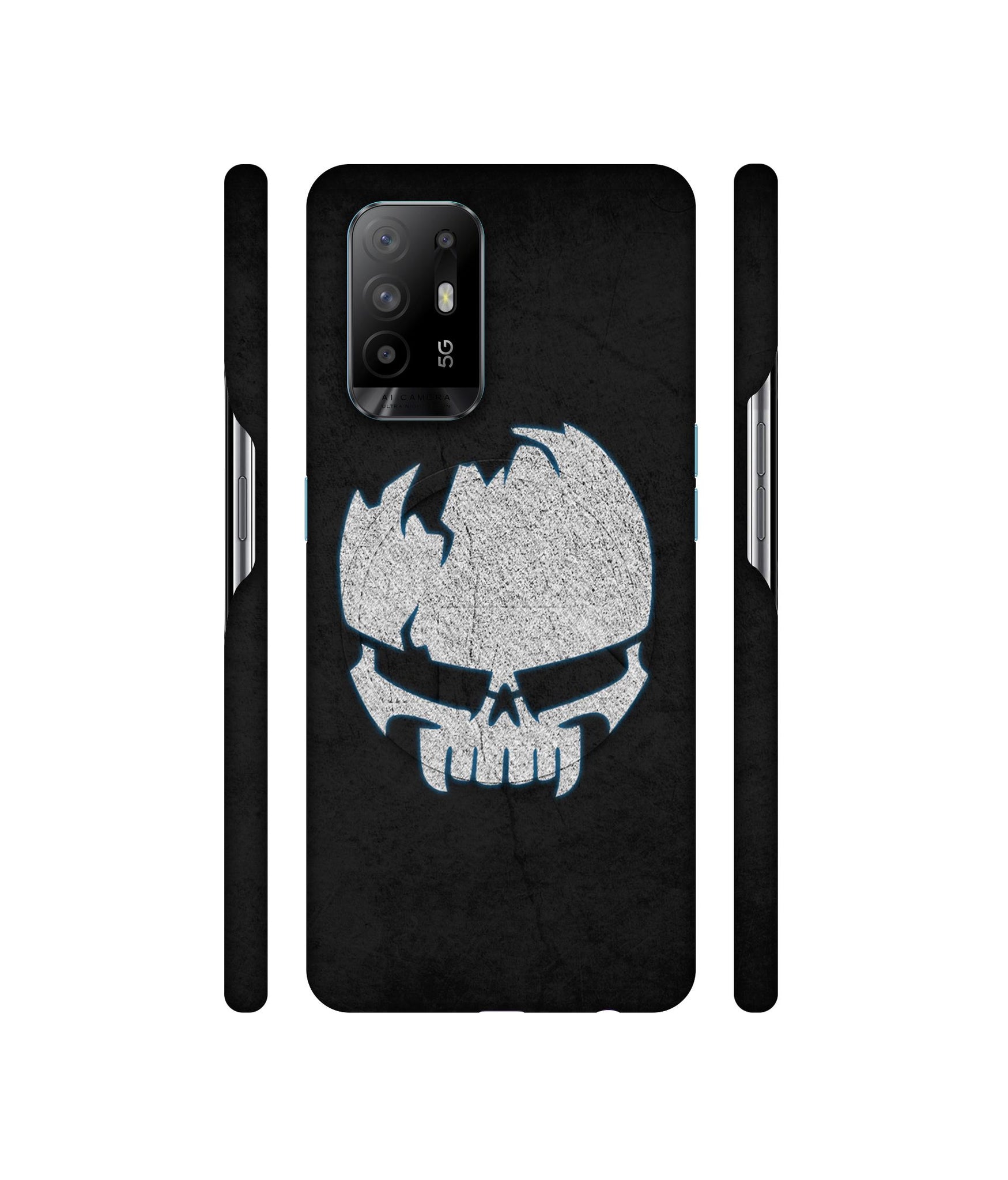 Skull Designer Hard Back Cover for Oppo A94 5G