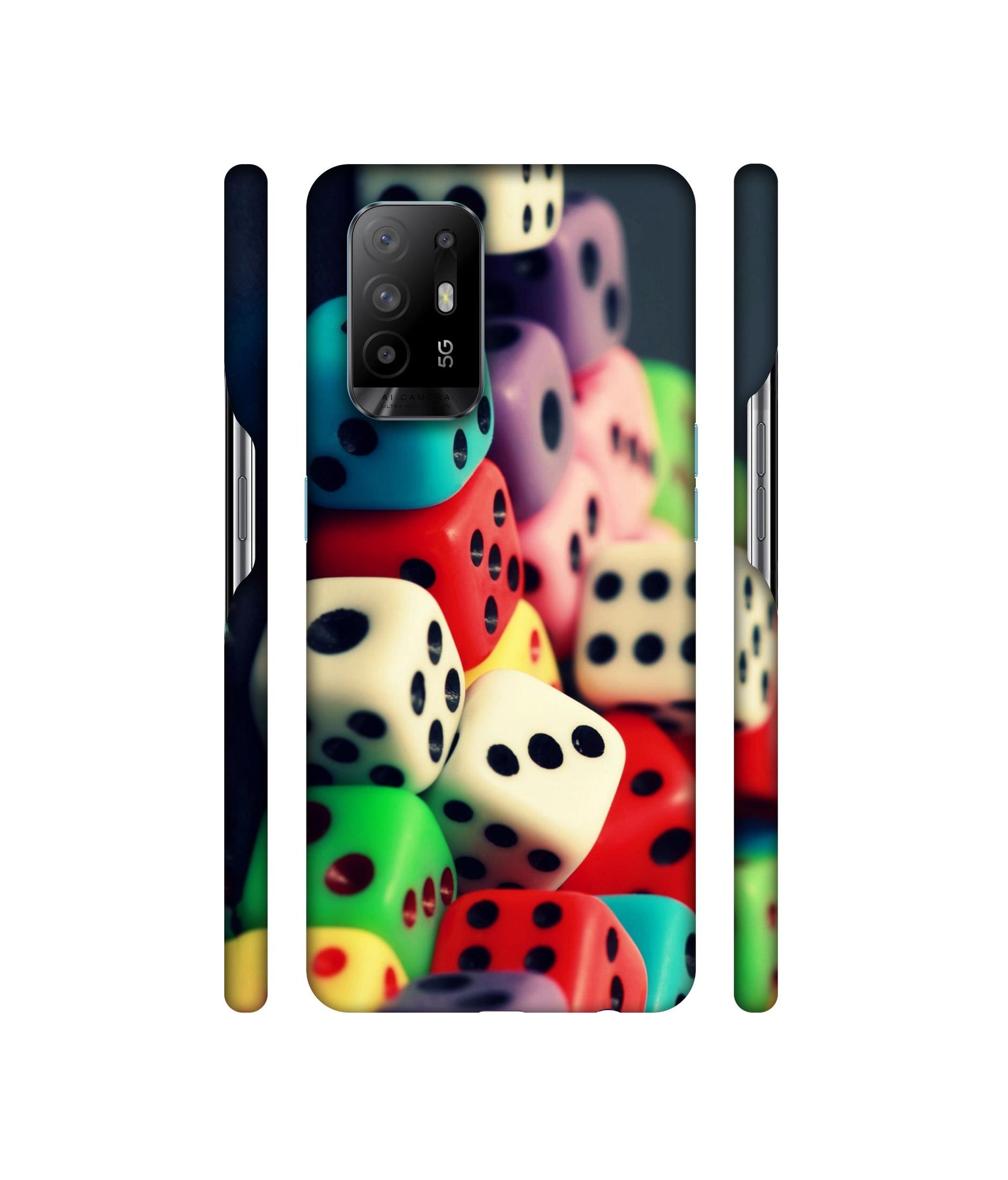 Dice Designer Hard Back Cover for Oppo A94 5G