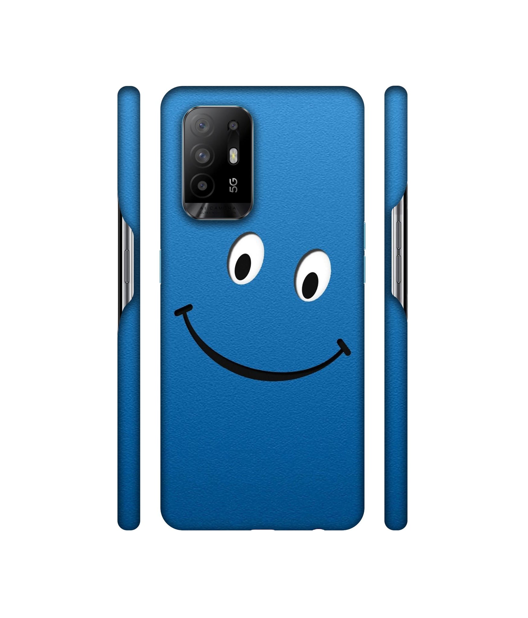 Happy Designer Hard Back Cover for Oppo A94 5G