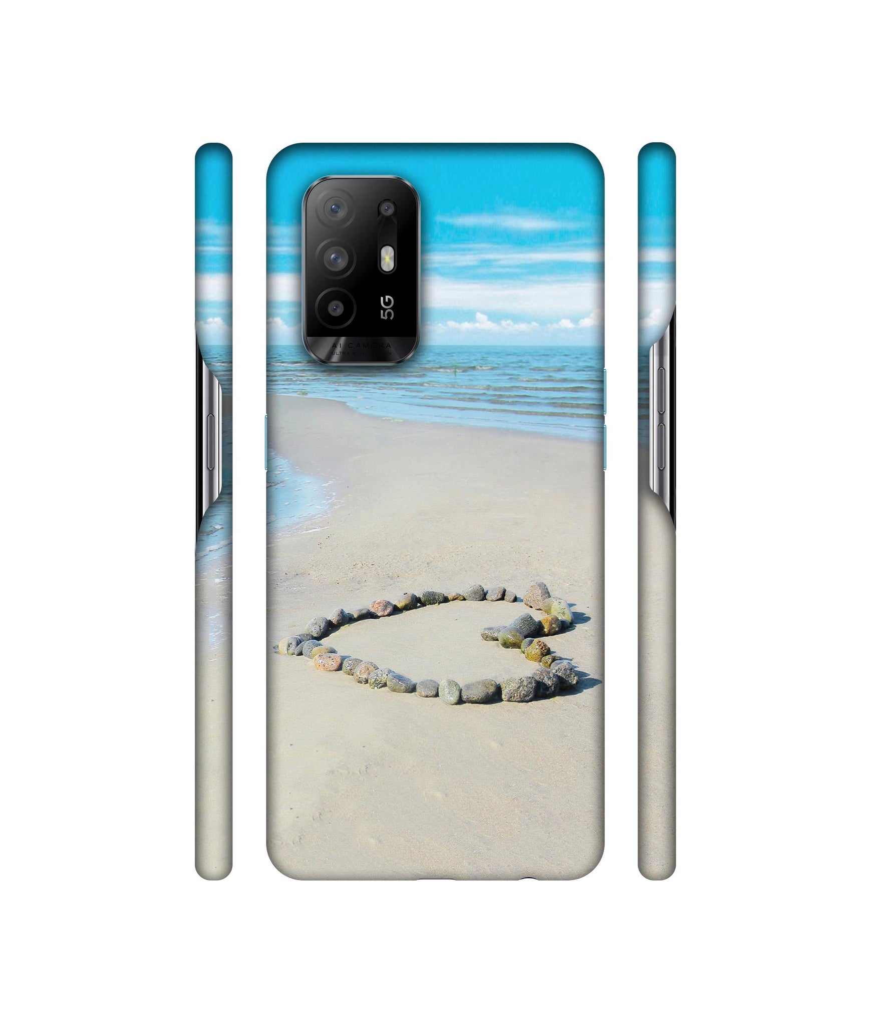 Stone Love Designer Hard Back Cover for Oppo A94 5G