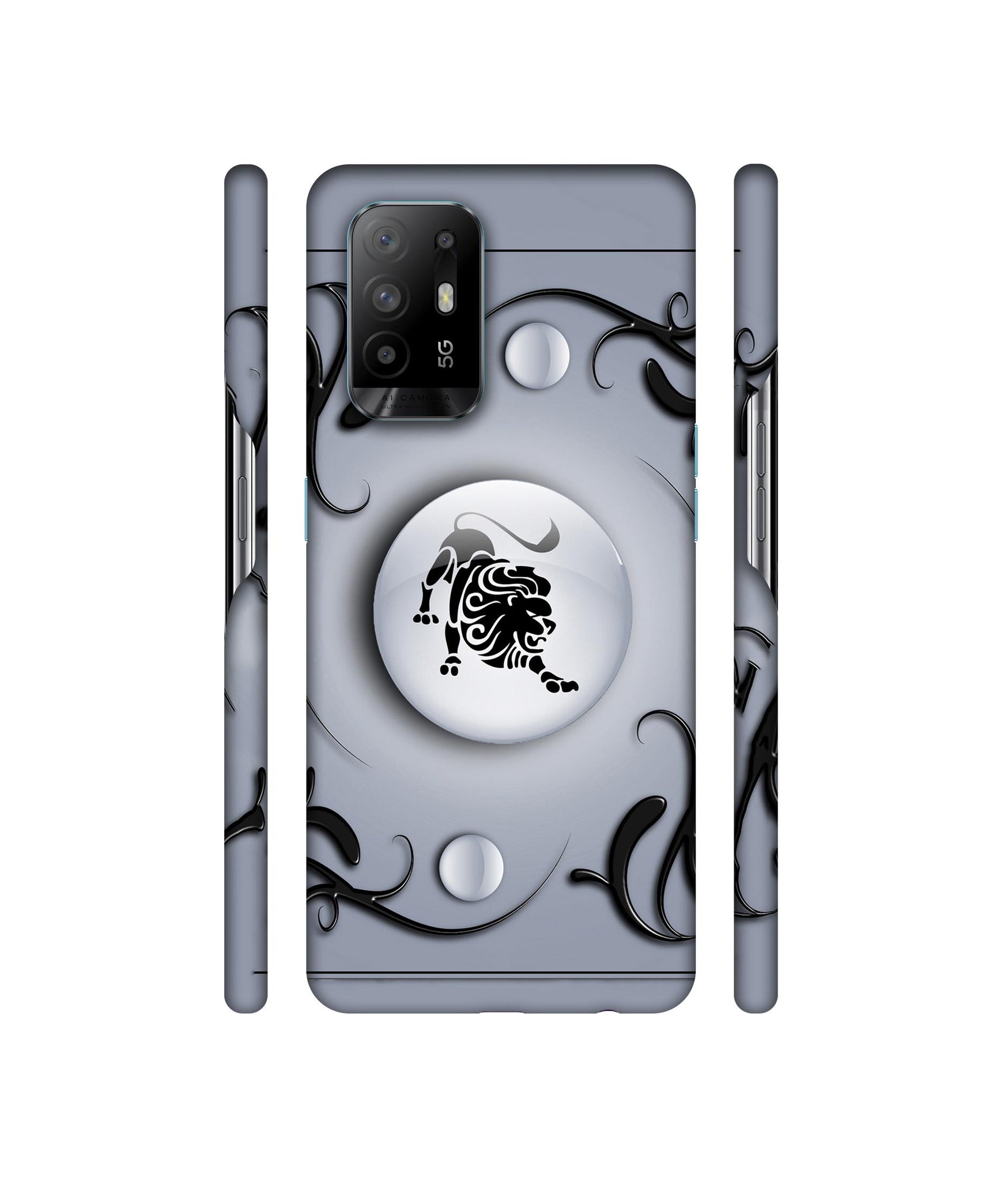 Leo Designer Hard Back Cover for Oppo A94 5G