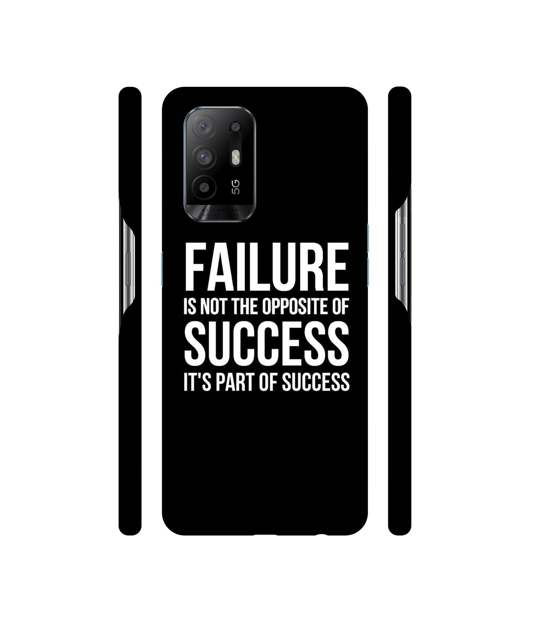 Motivational Quote Designer Hard Back Cover for Oppo A94 5G