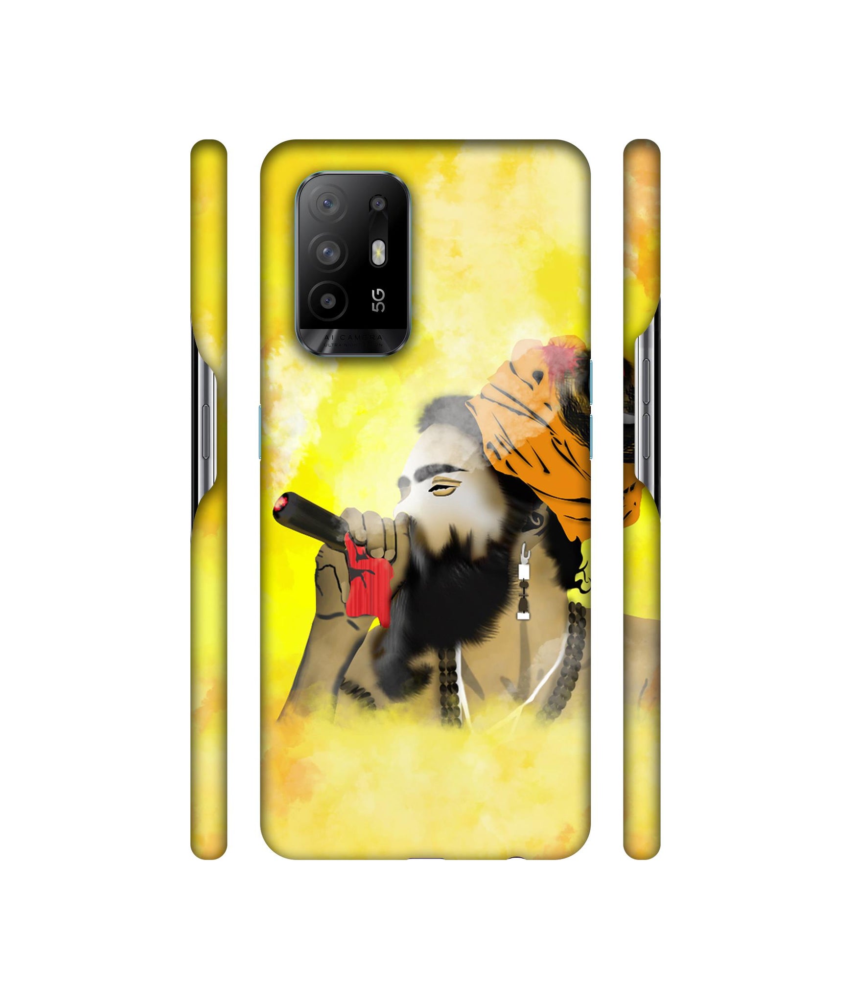 Aghori Bhole Designer Hard Back Cover for Oppo A94 5G
