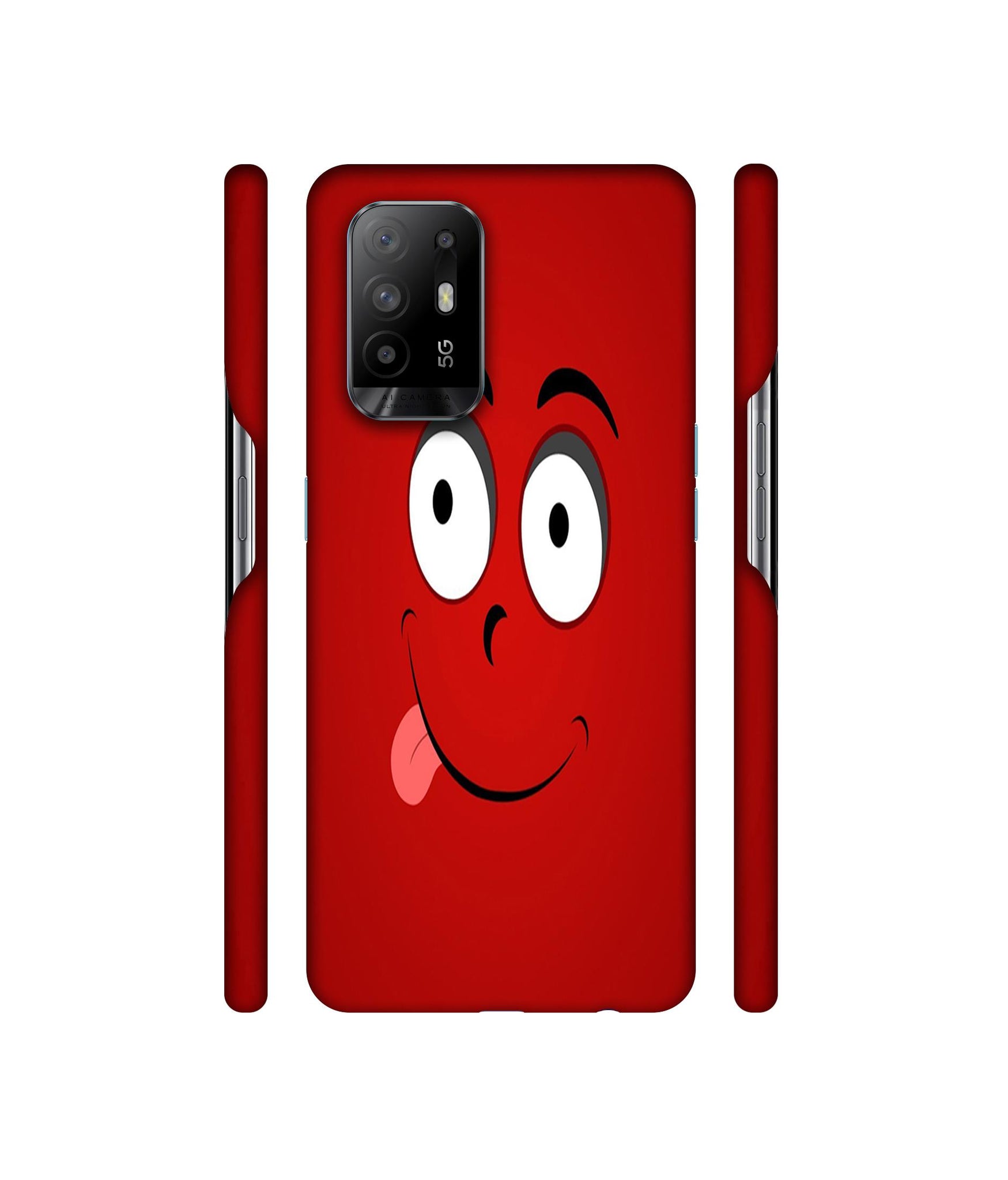 Greedy Smile Designer Hard Back Cover for Oppo A94 5G
