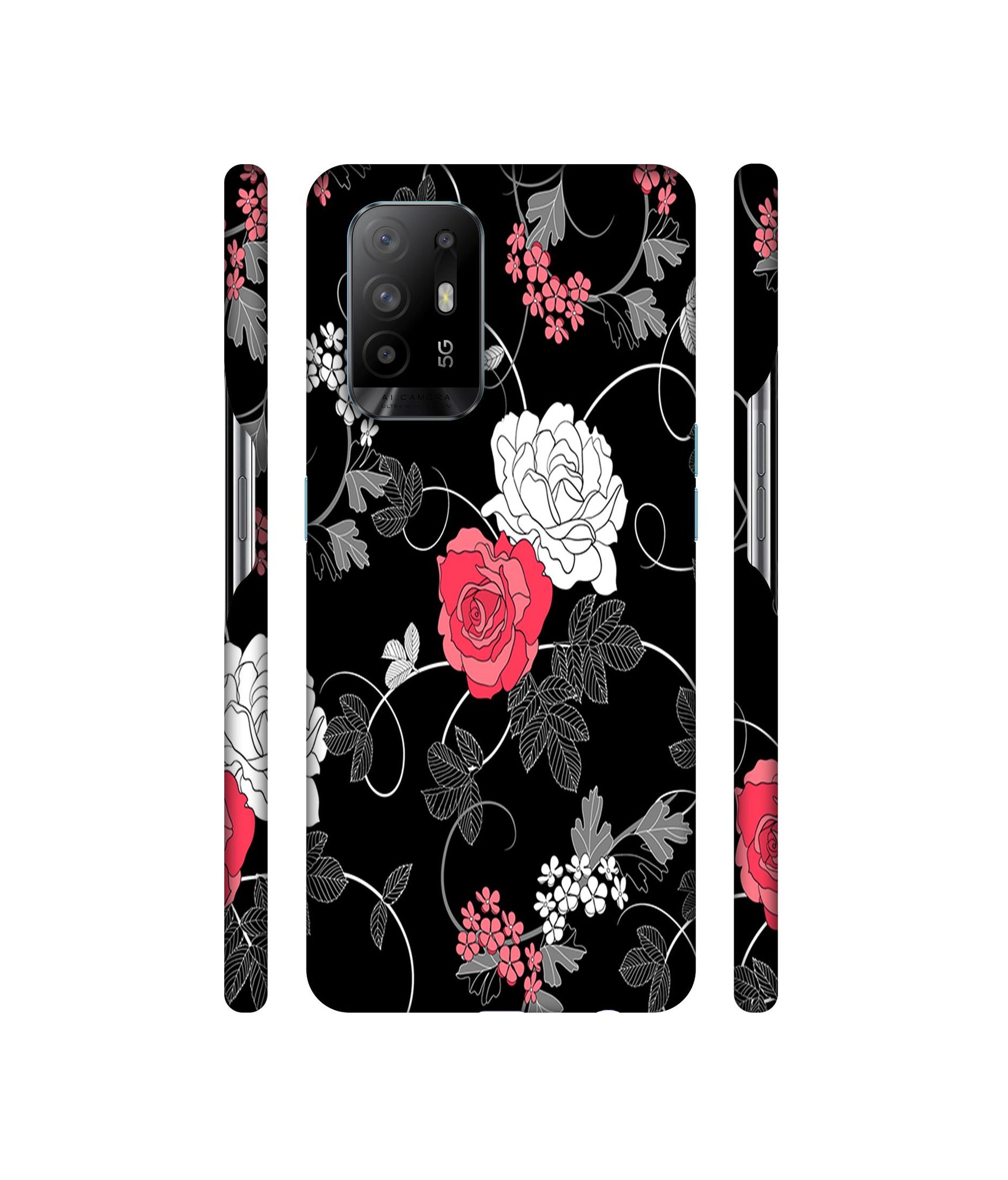 Roses Designer Hard Back Cover for Oppo A94 5G