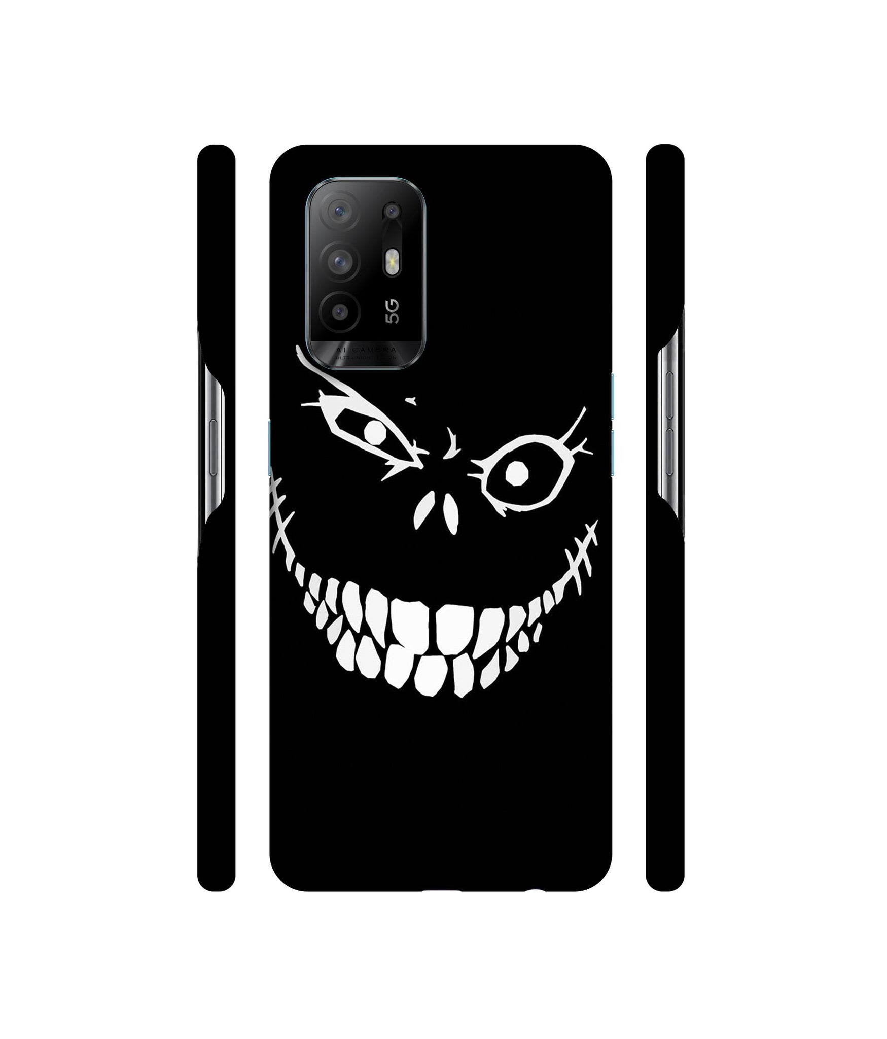 Face of Fear Designer Hard Back Cover for Oppo A94 5G