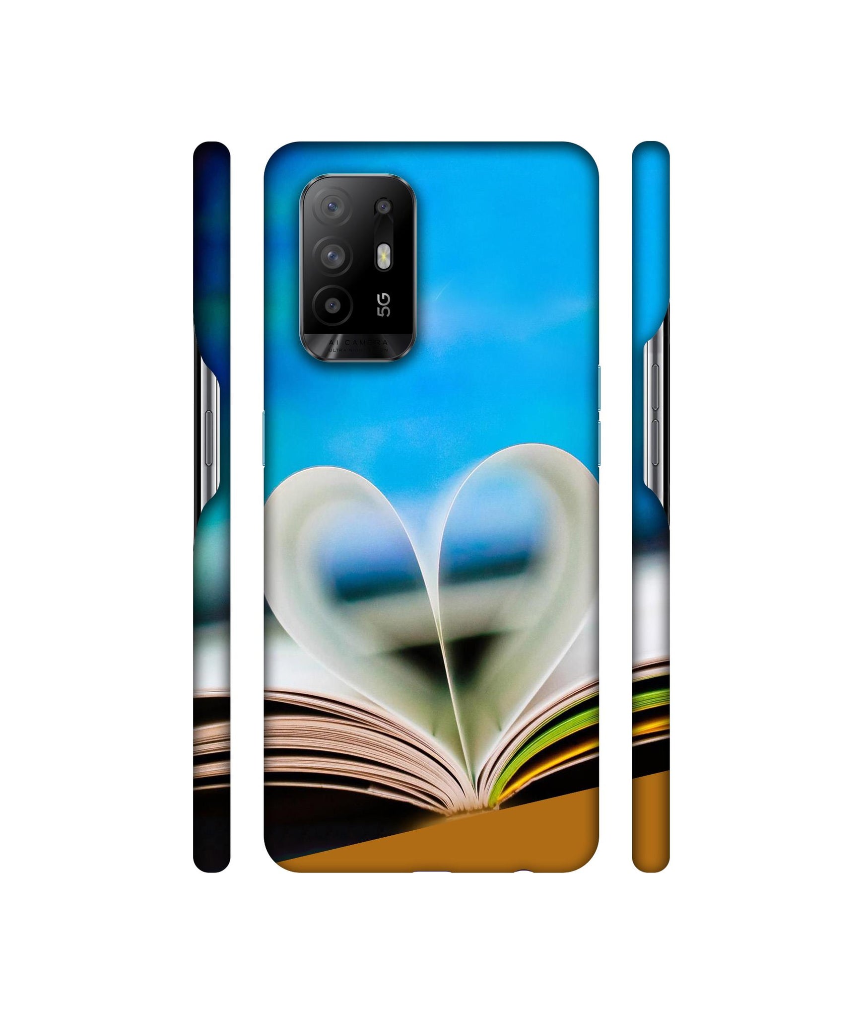 Love Book Designer Hard Back Cover for Oppo A94 5G
