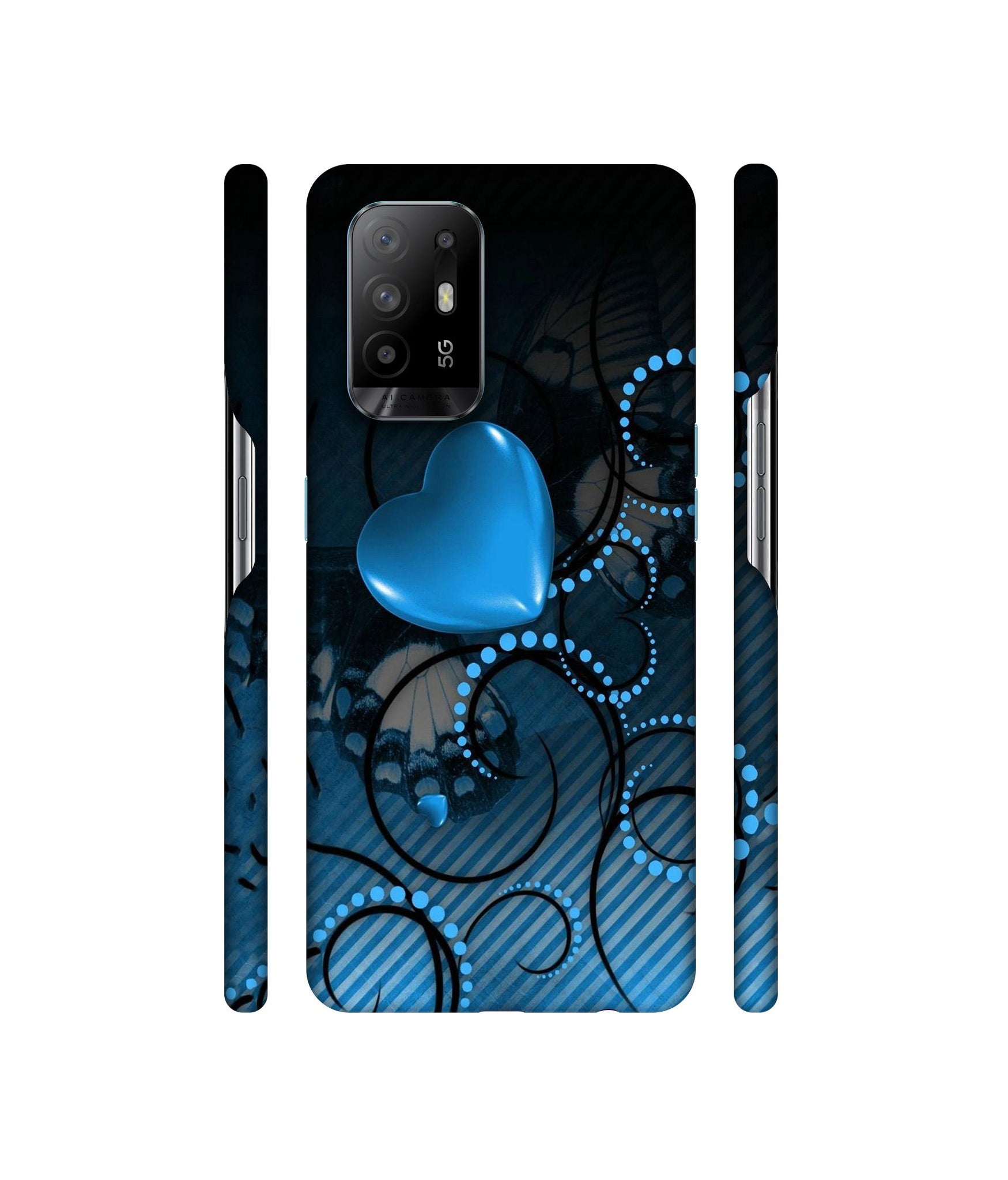 Hart Designer Hard Back Cover for Oppo A94 5G