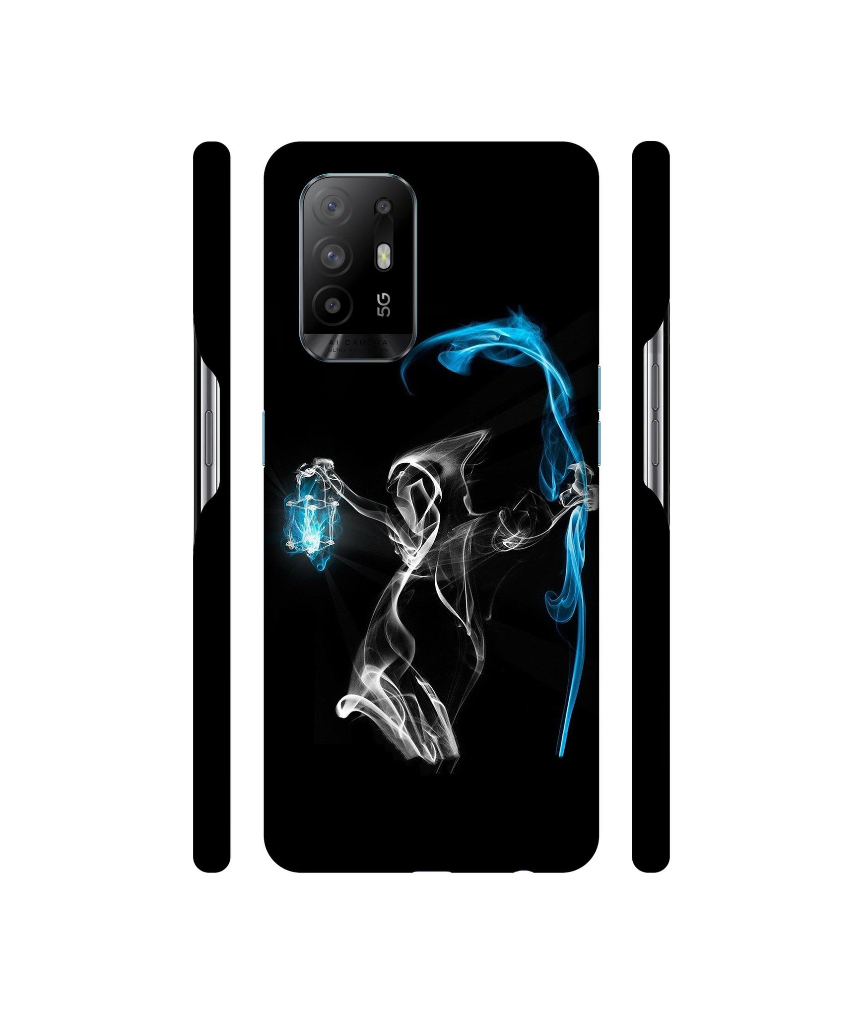 3D Skull Designer Hard Back Cover for Oppo A94 5G