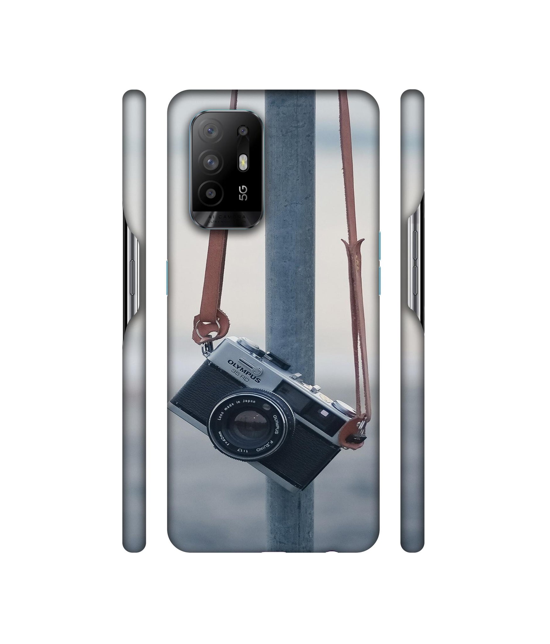Camera Designer Hard Back Cover for Oppo A94 5G