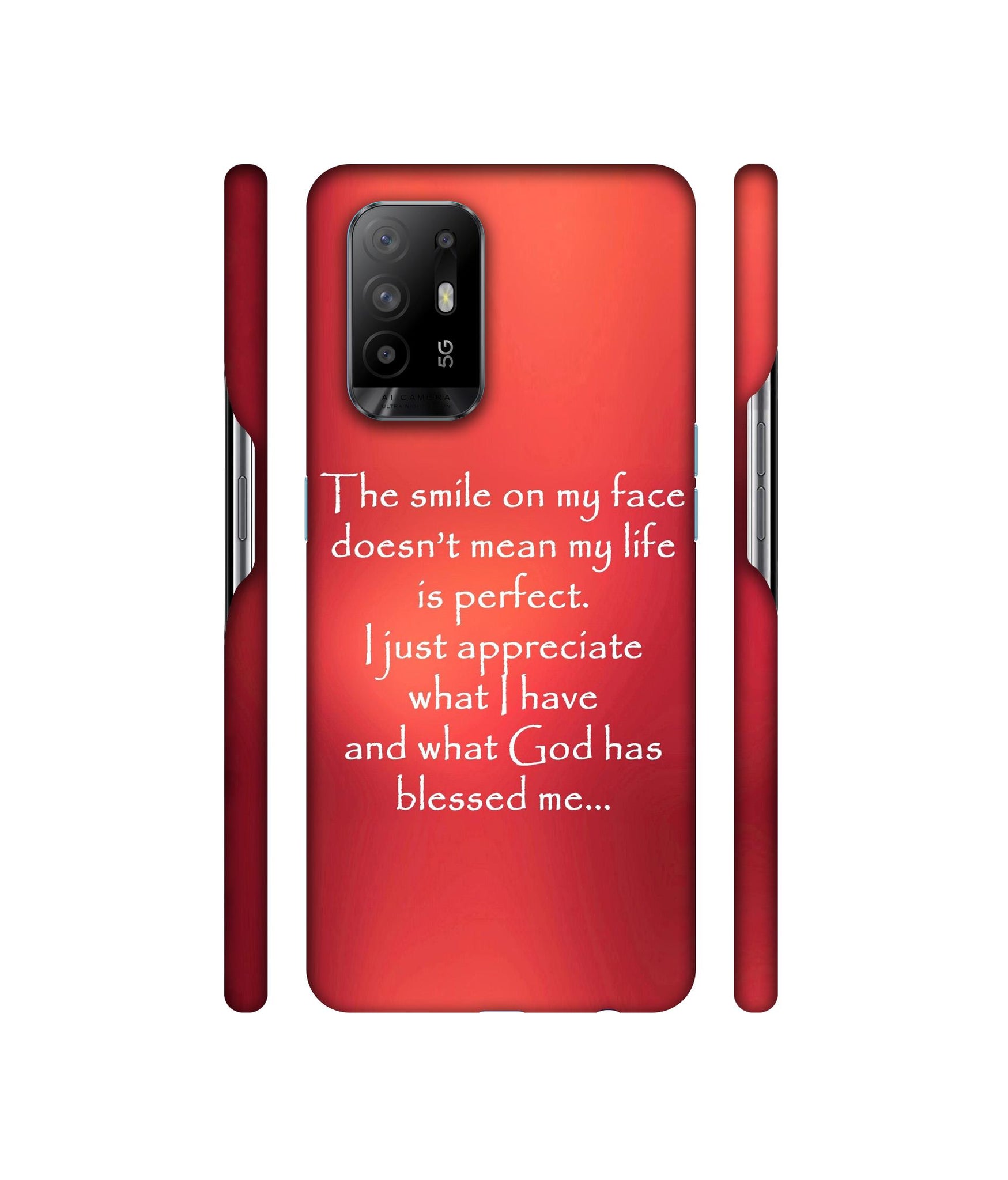 Quotes On Life Designer Hard Back Cover for Oppo A94 5G