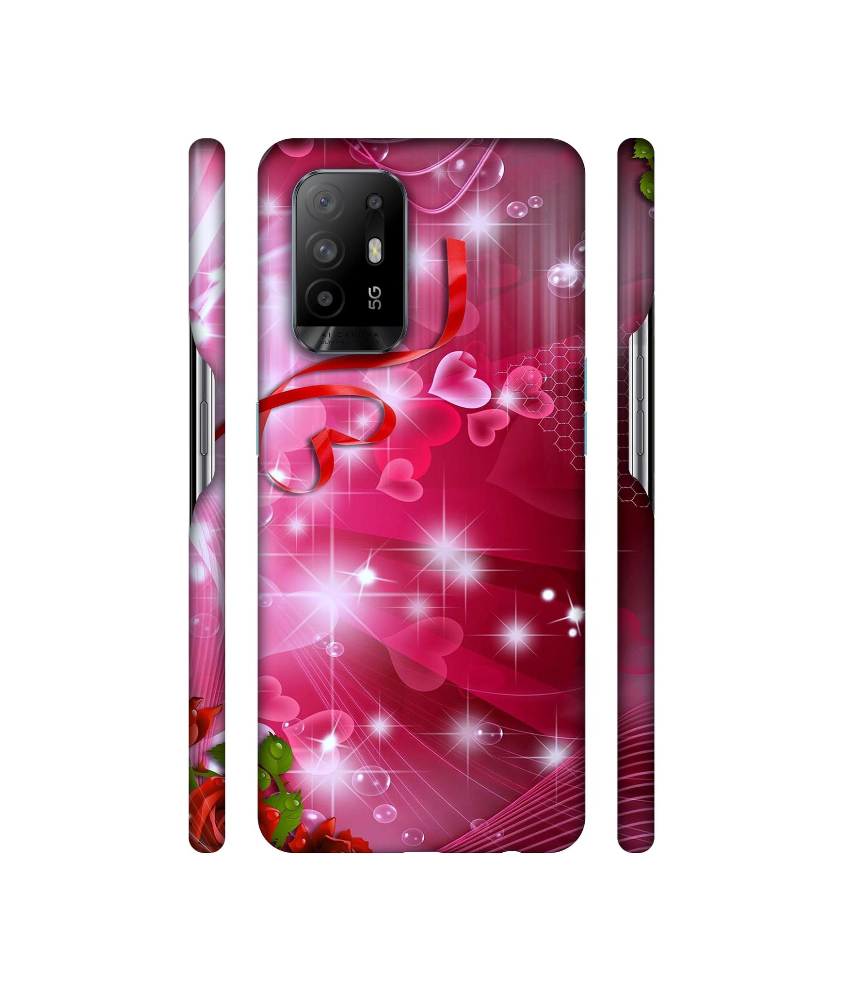 Love Designer Hard Back Cover for Oppo A94 5G