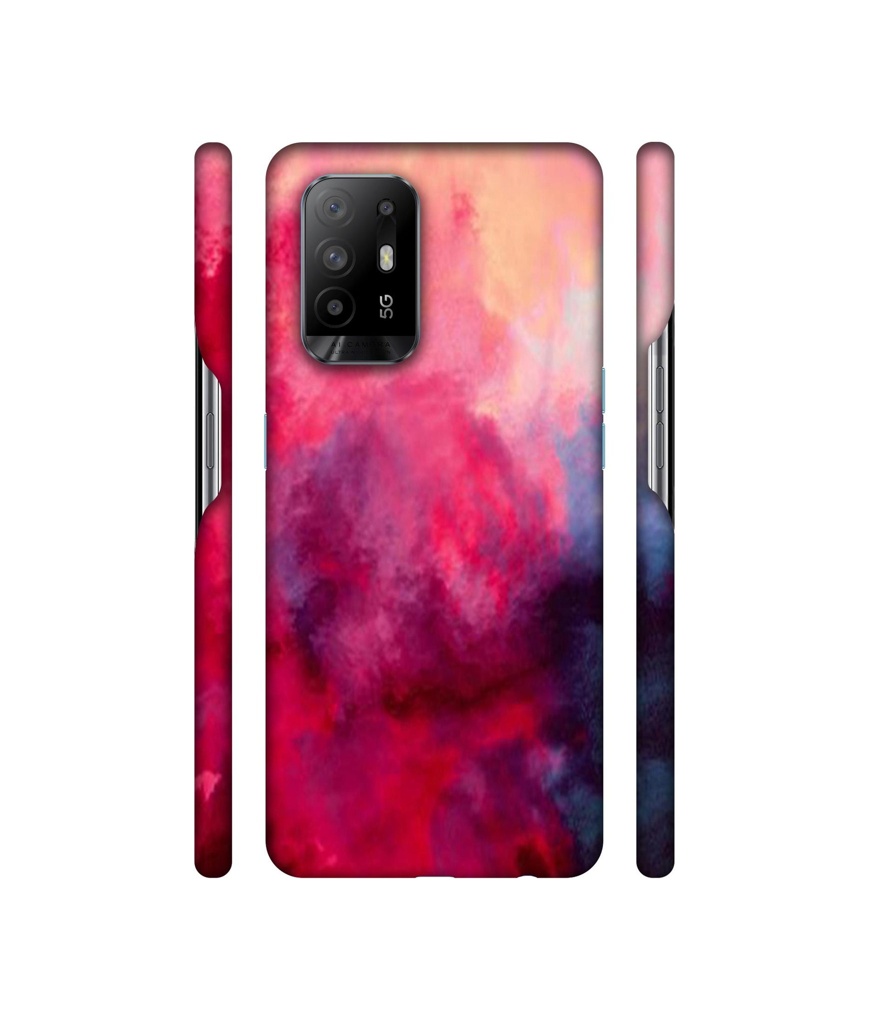 Holi Color Designer Hard Back Cover for Oppo A94 5G