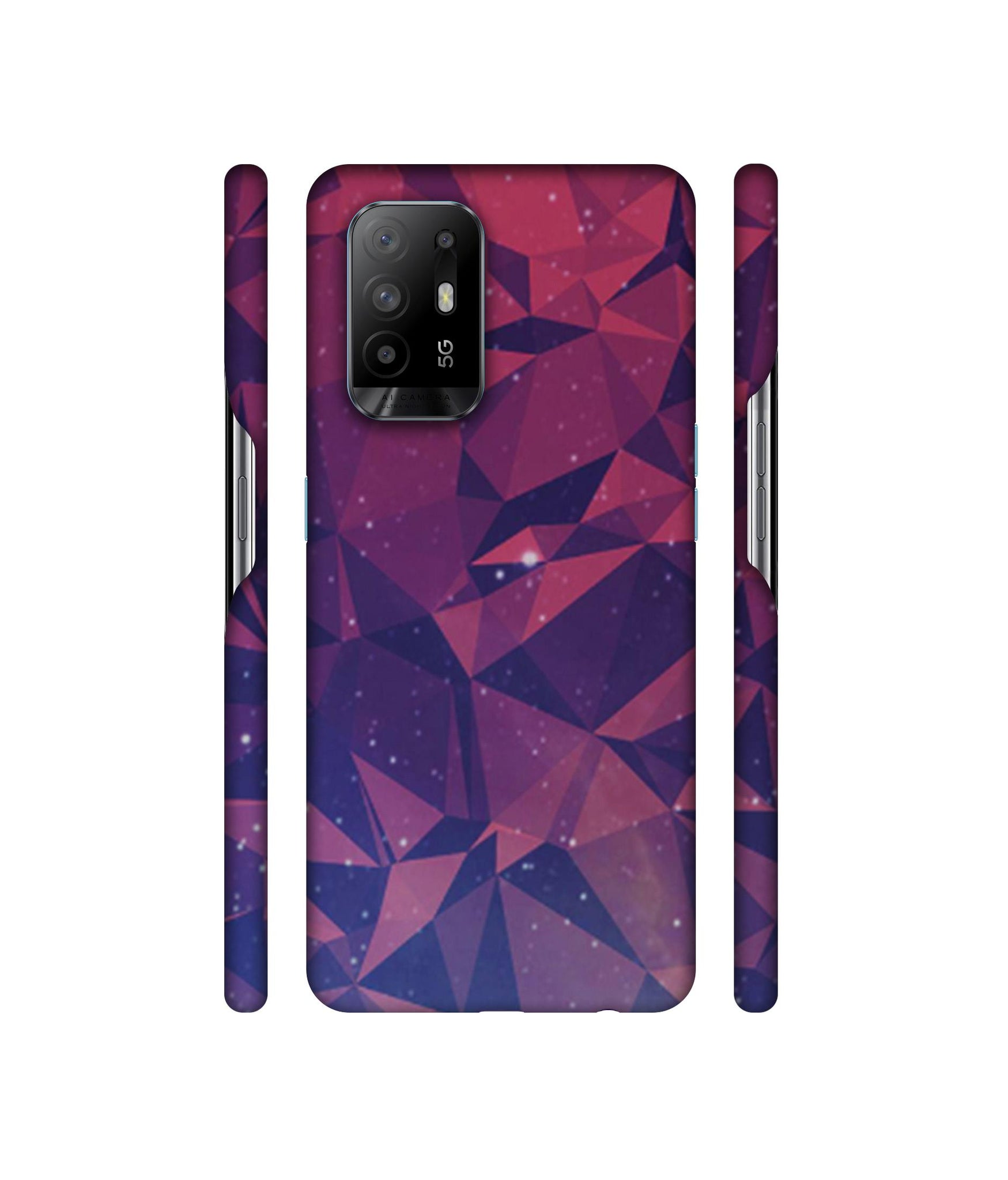 Bad Color Shape Designer Hard Back Cover for Oppo A94 5G