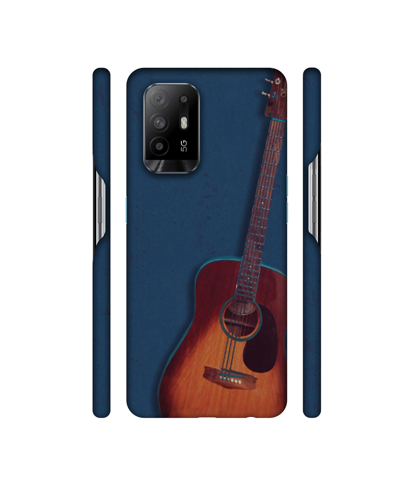 Guitar Designer Hard Back Cover for Oppo A94 5G