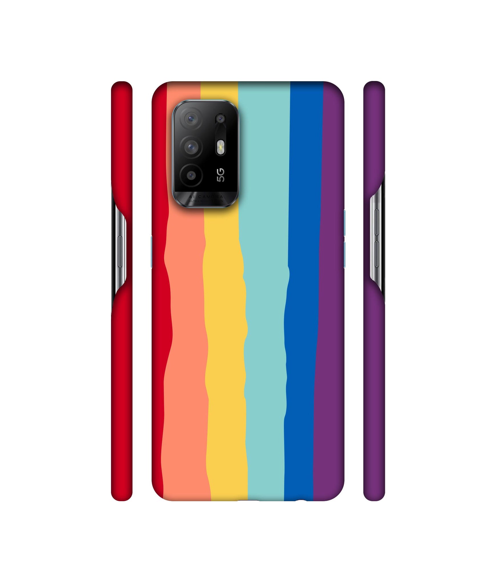 Rainbow1 Designer Hard Back Cover for Oppo A94 5G