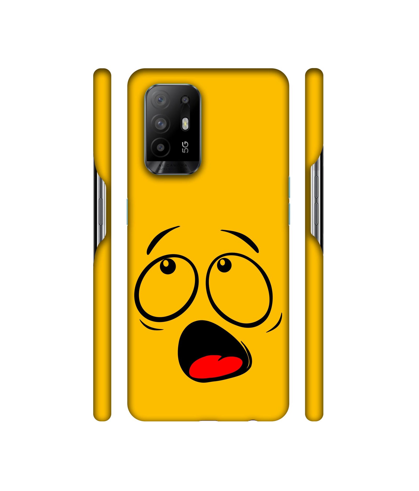 Scary Face Designer Hard Back Cover for Oppo A94 5G