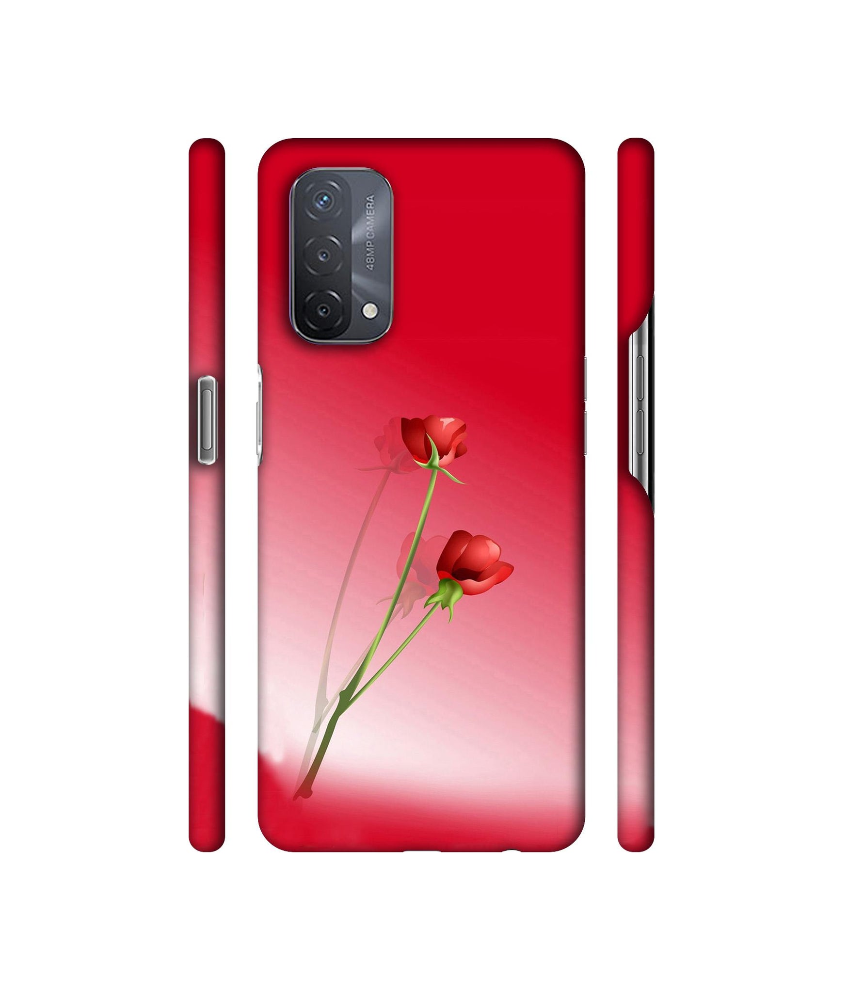 Red Roses Designer Hard Back Cover for Oppo A93 5G