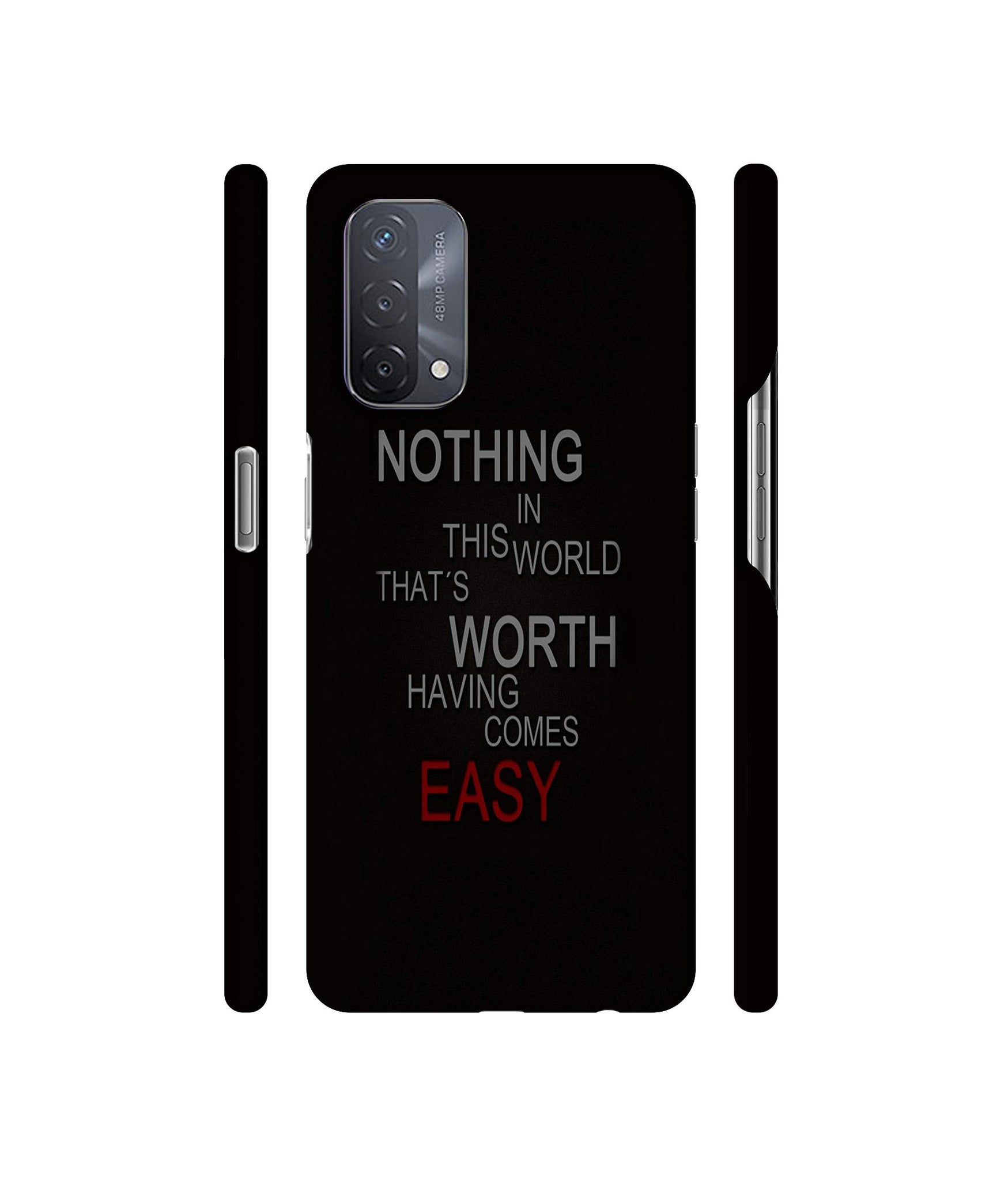 Life Quotes Designer Hard Back Cover for Oppo A93 5G