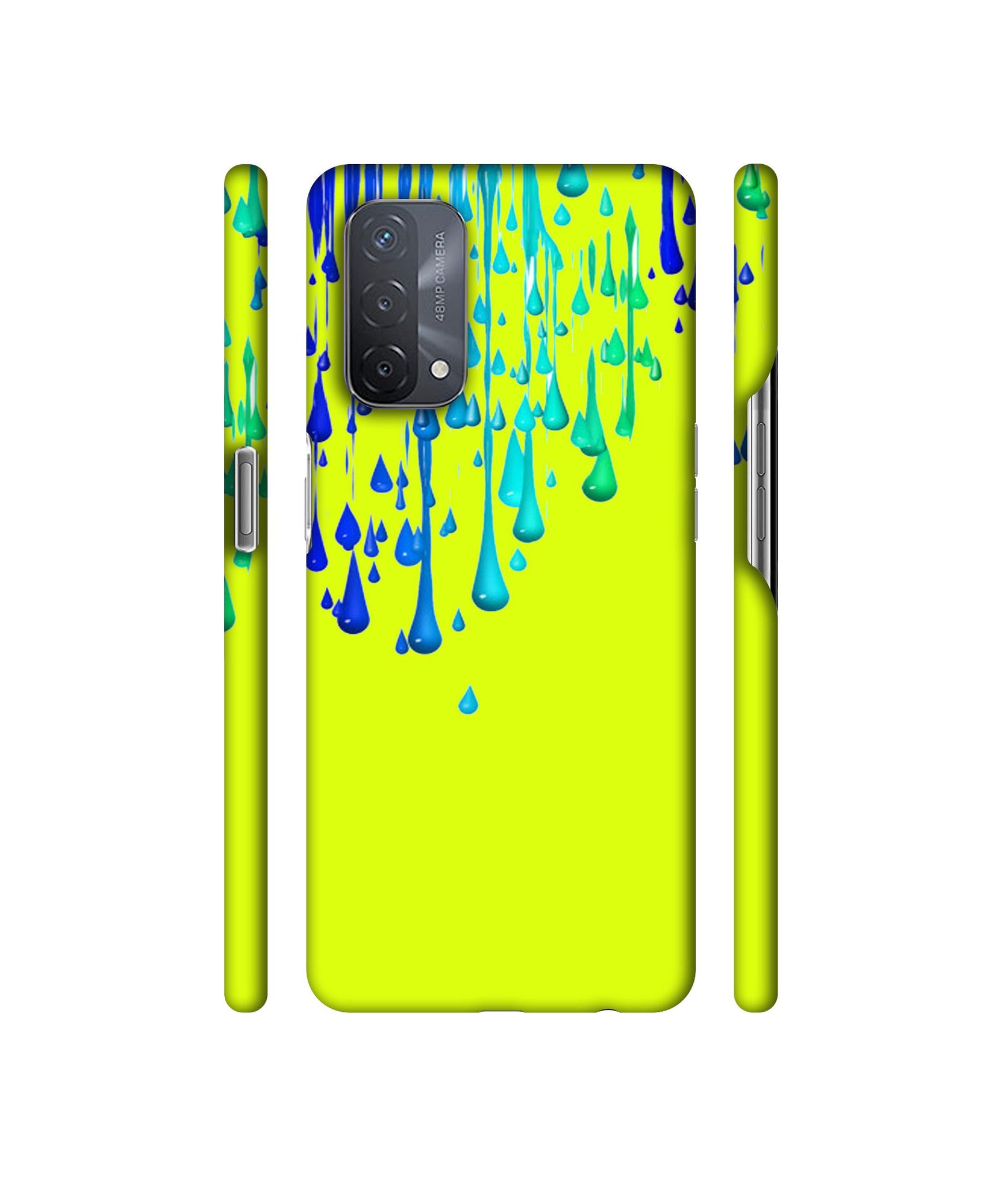 Neon Paint Designer Hard Back Cover for Oppo A93 5G