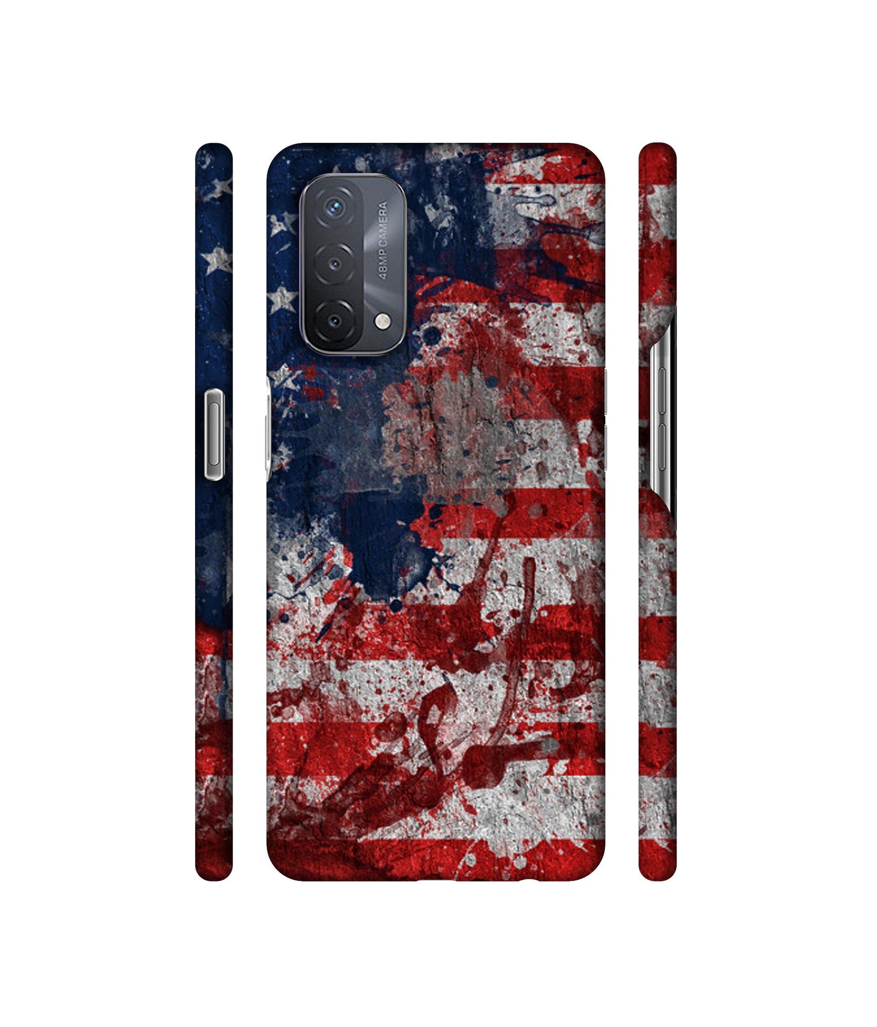 Painting American Designer Hard Back Cover for Oppo A93 5G