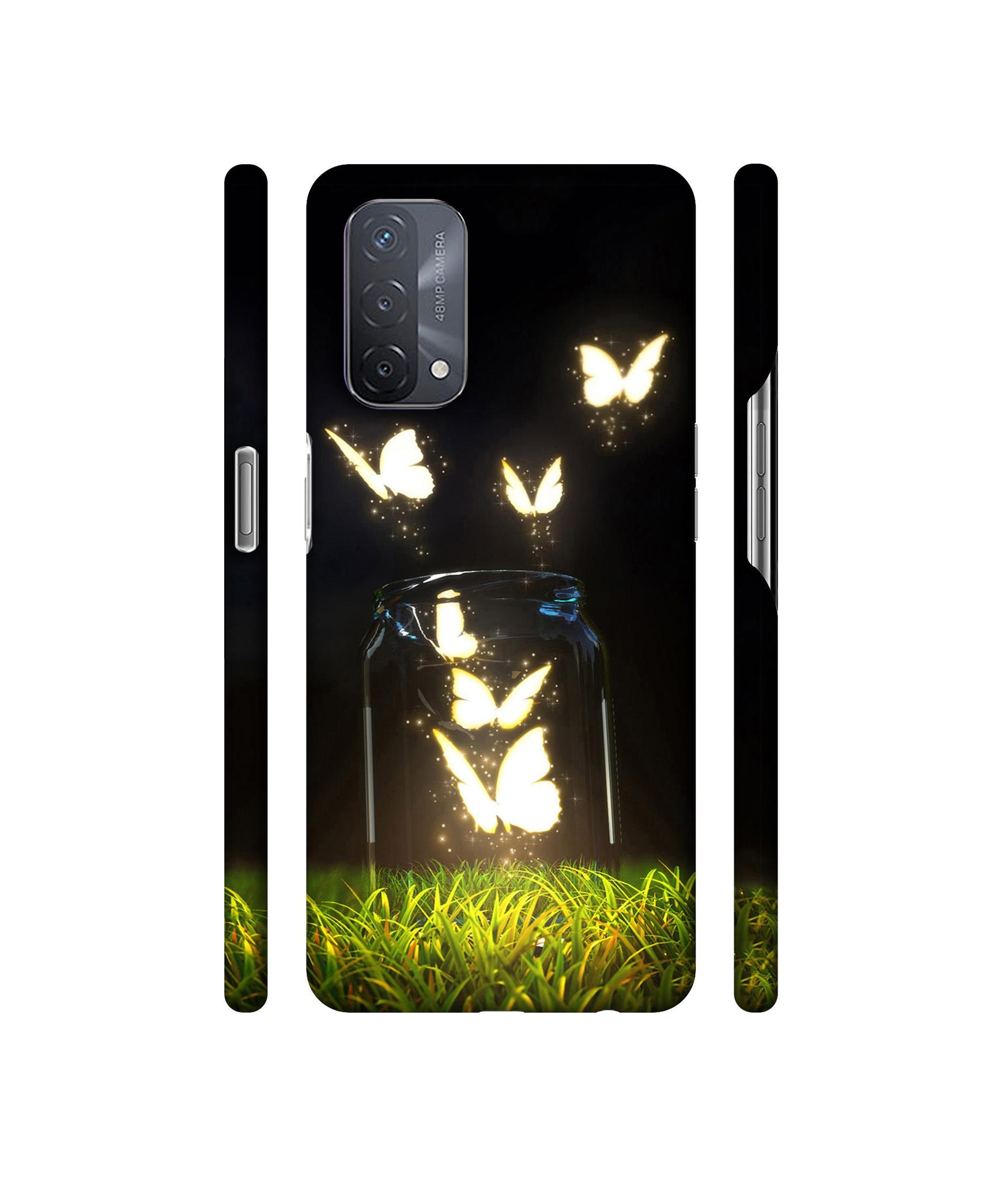 Butterfly Designer Hard Back Cover for Oppo A93 5G