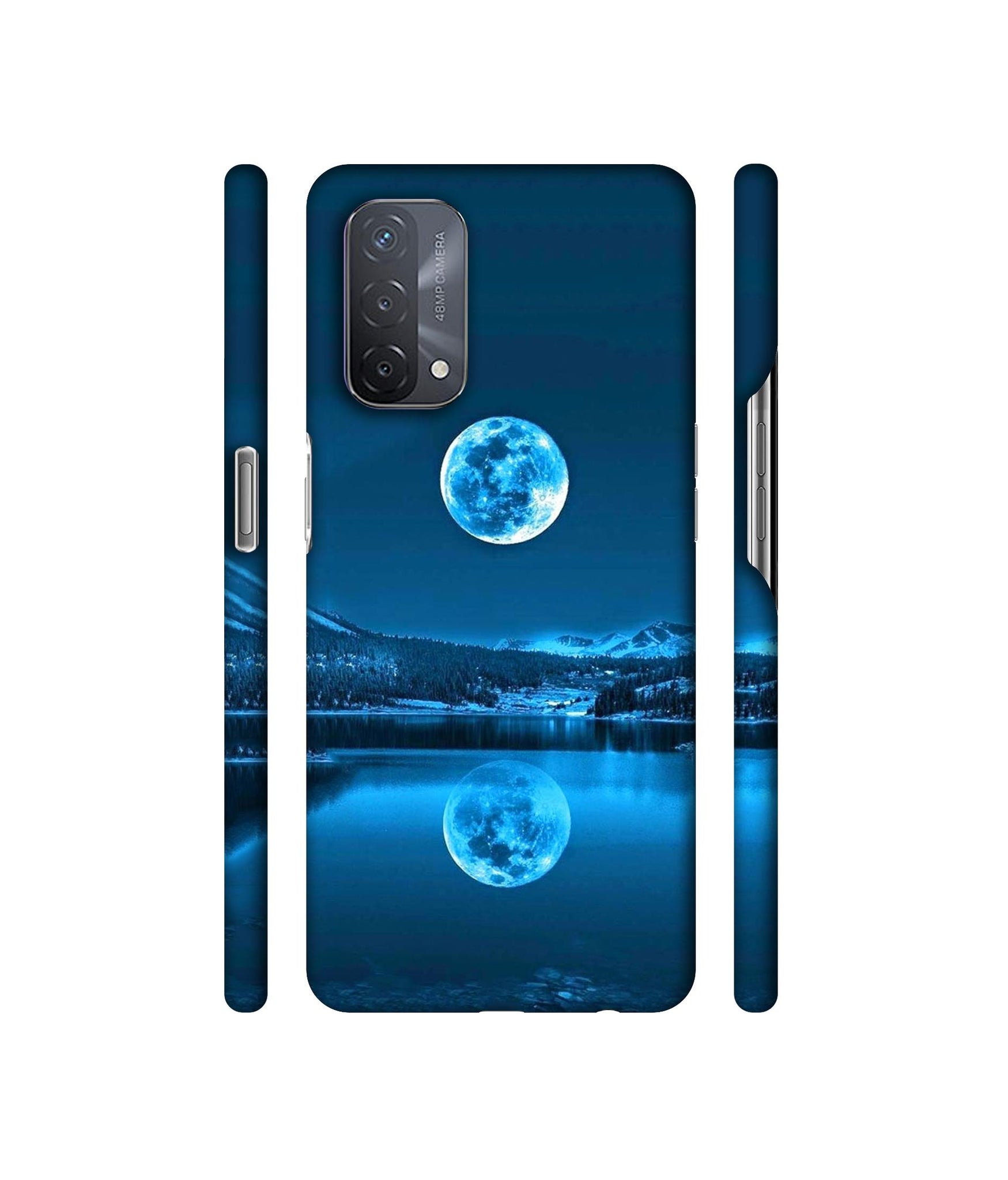 Awesome Moon Designer Hard Back Cover for Oppo A93 5G