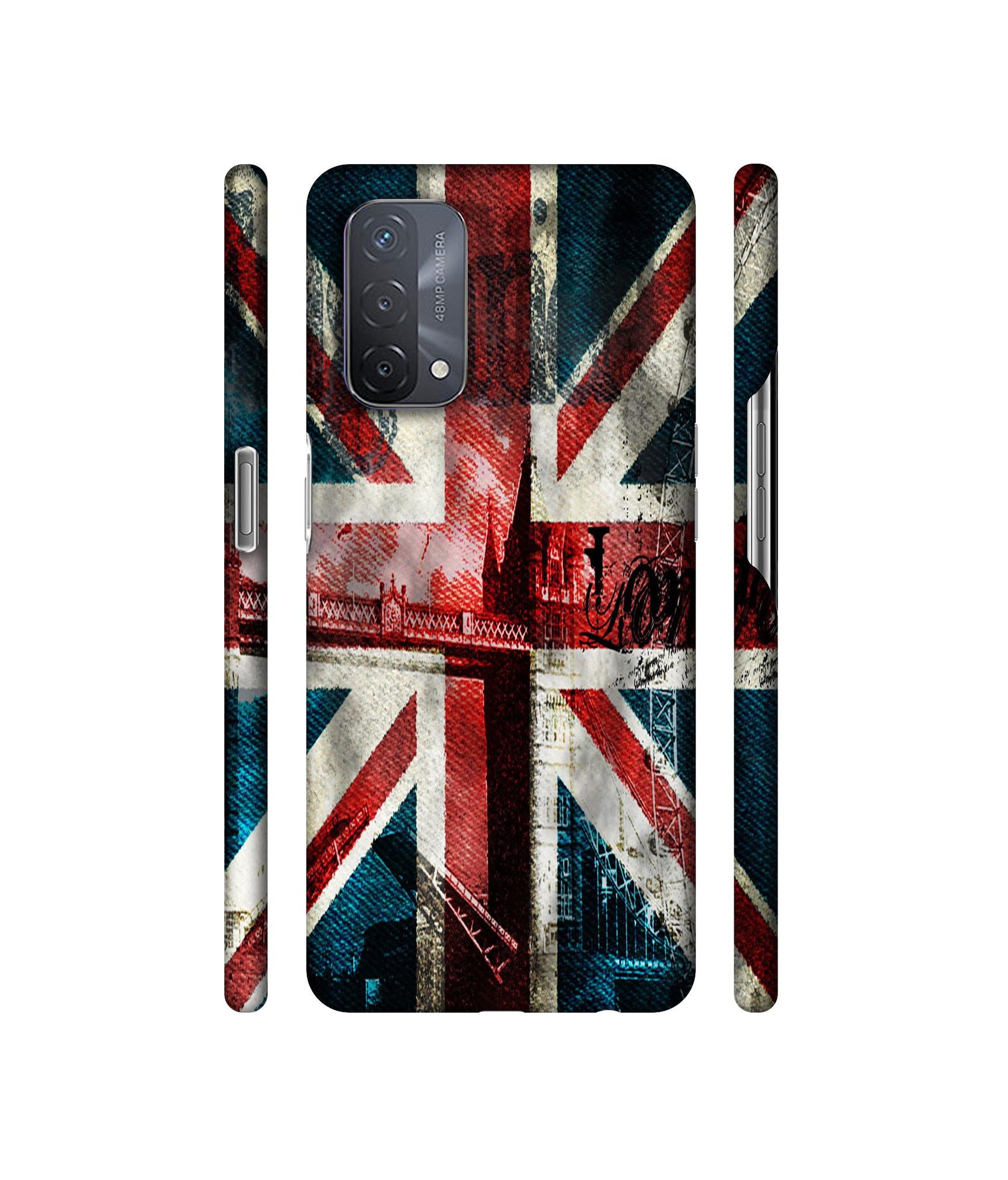 London Flag wallpaper Designer Hard Back Cover for Oppo A93 5G