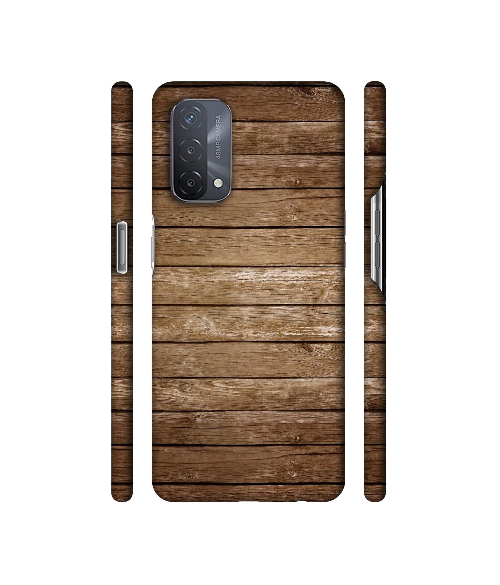 Wood Designer Hard Back Cover for Oppo A93 5G